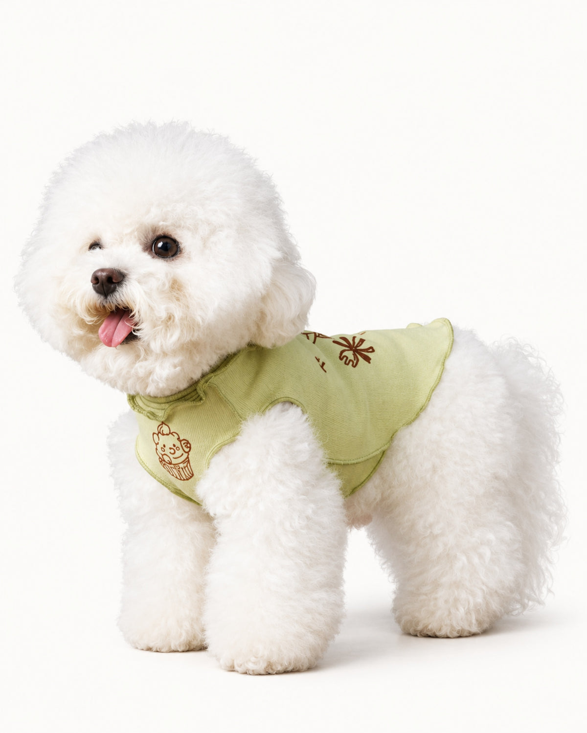 Reversible Ruffle Dog Vest