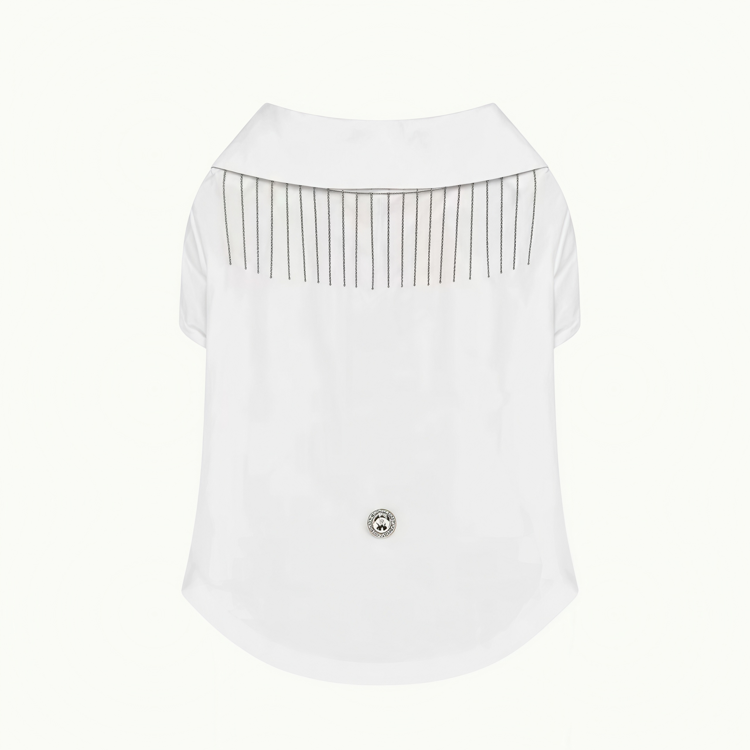Luxury Rhinestone Fringe Pet Top