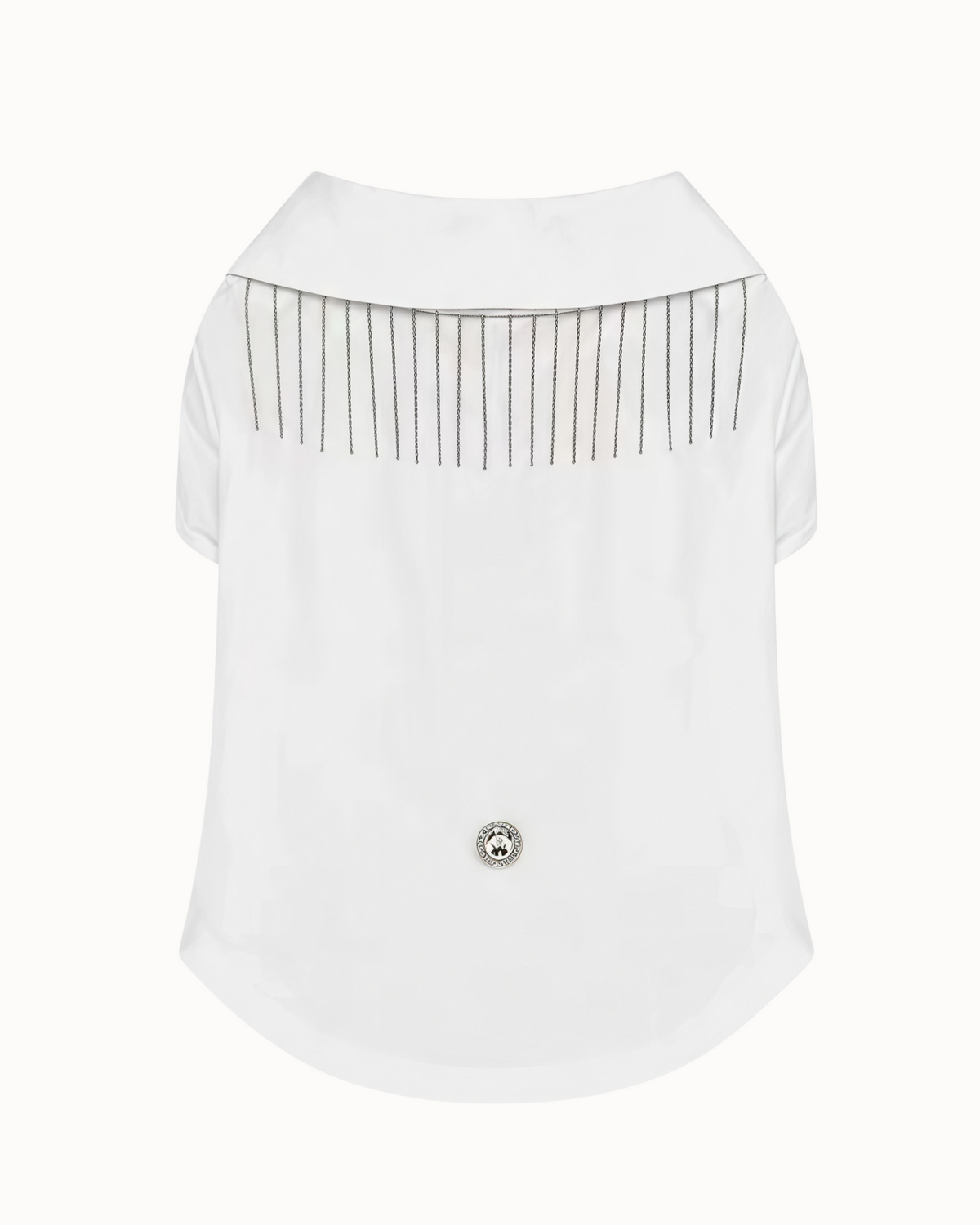 Luxury Rhinestone Fringe Pet Top