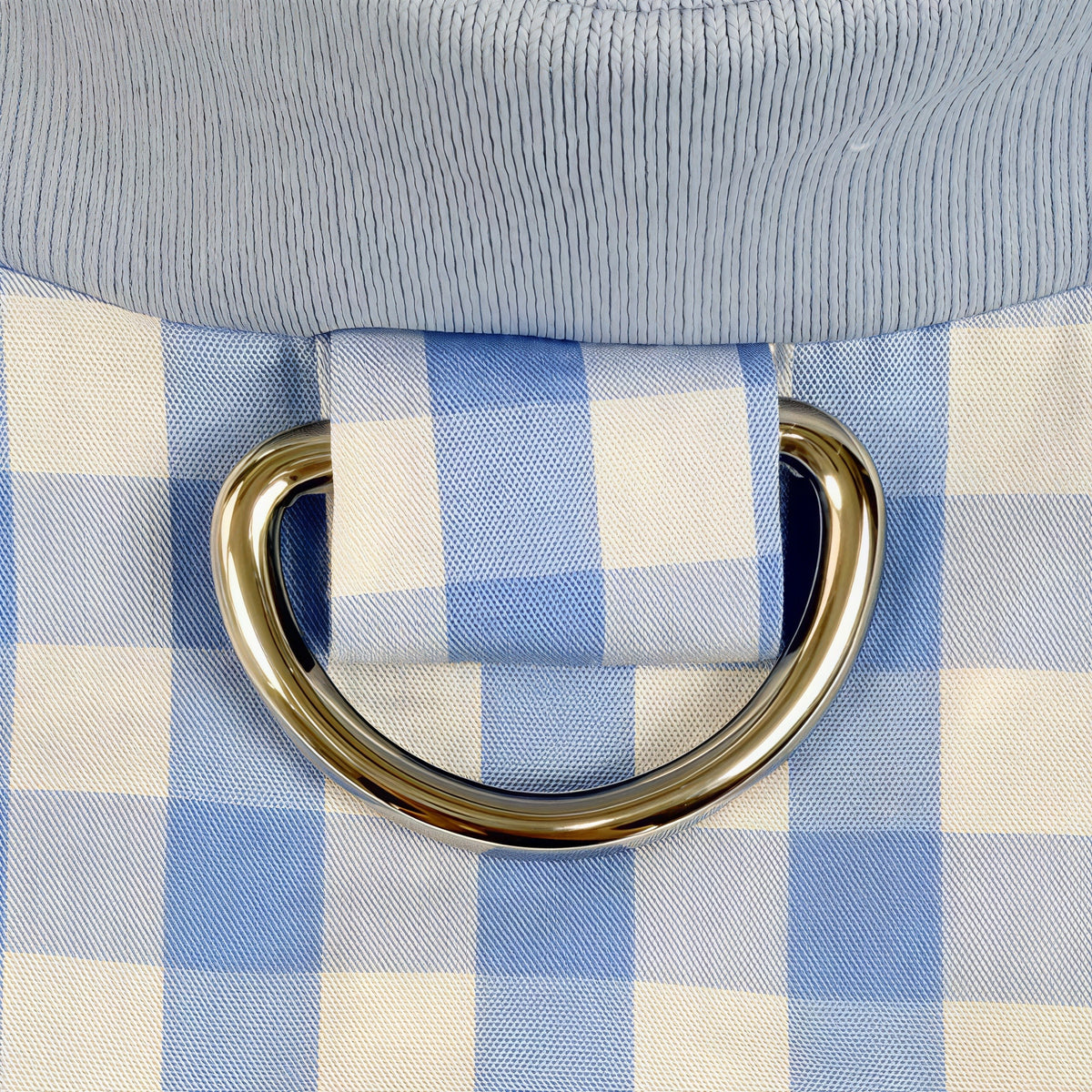 Blue Plaid Dog Harness Vest