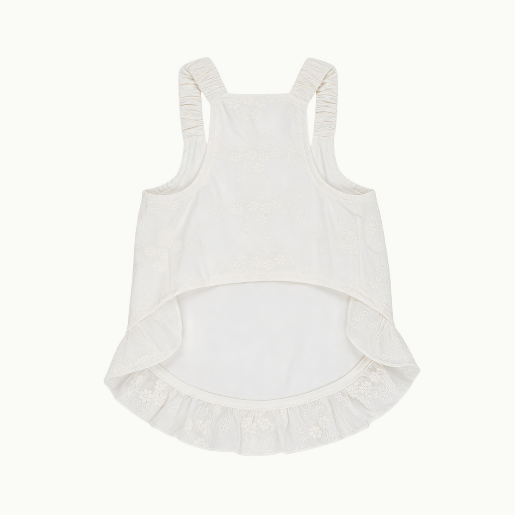 French Embroidered Cat Dress