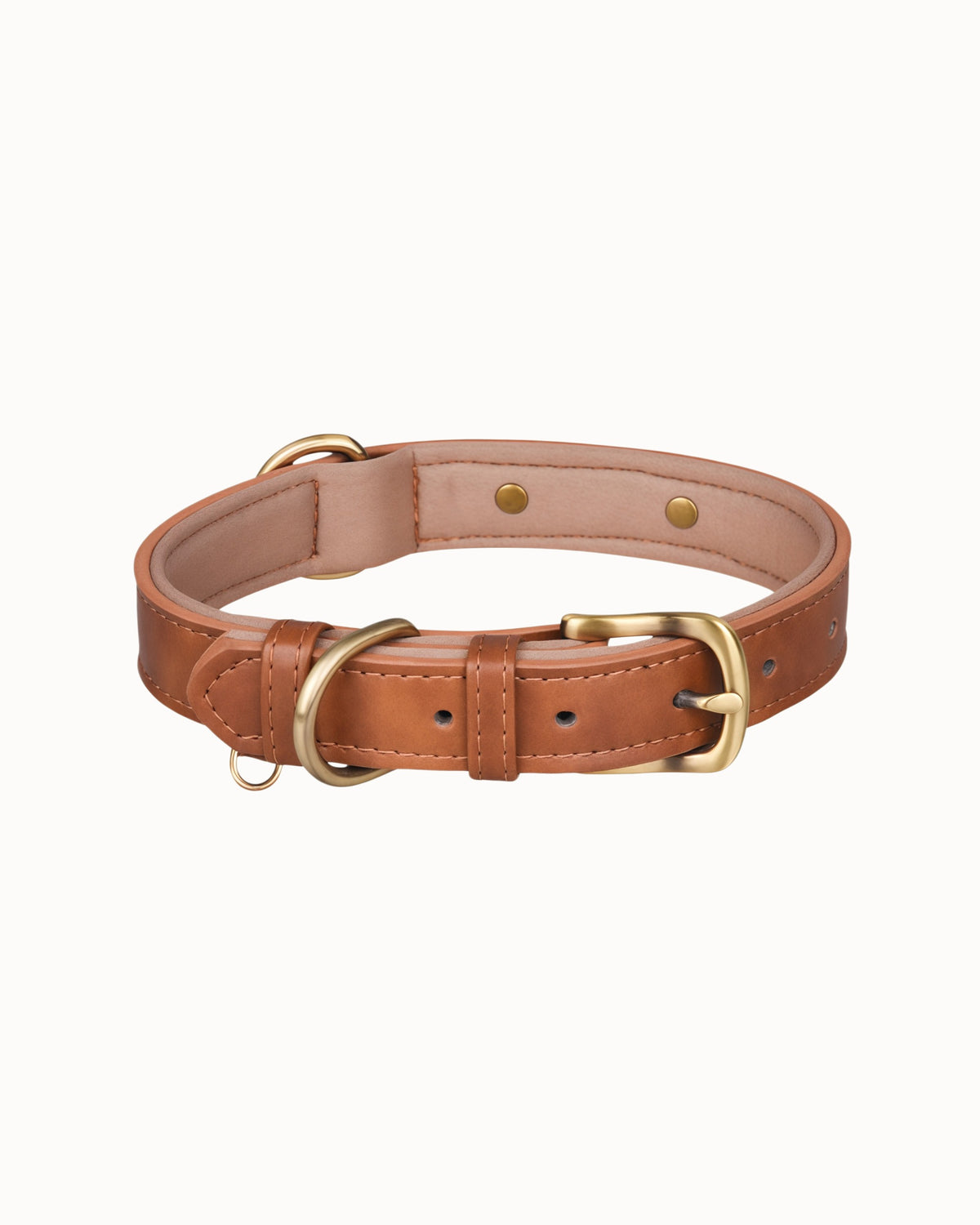 Retro Leather Dog Collar
