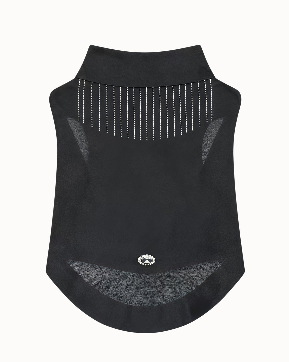 Luxury Rhinestone Fringe Pet Top