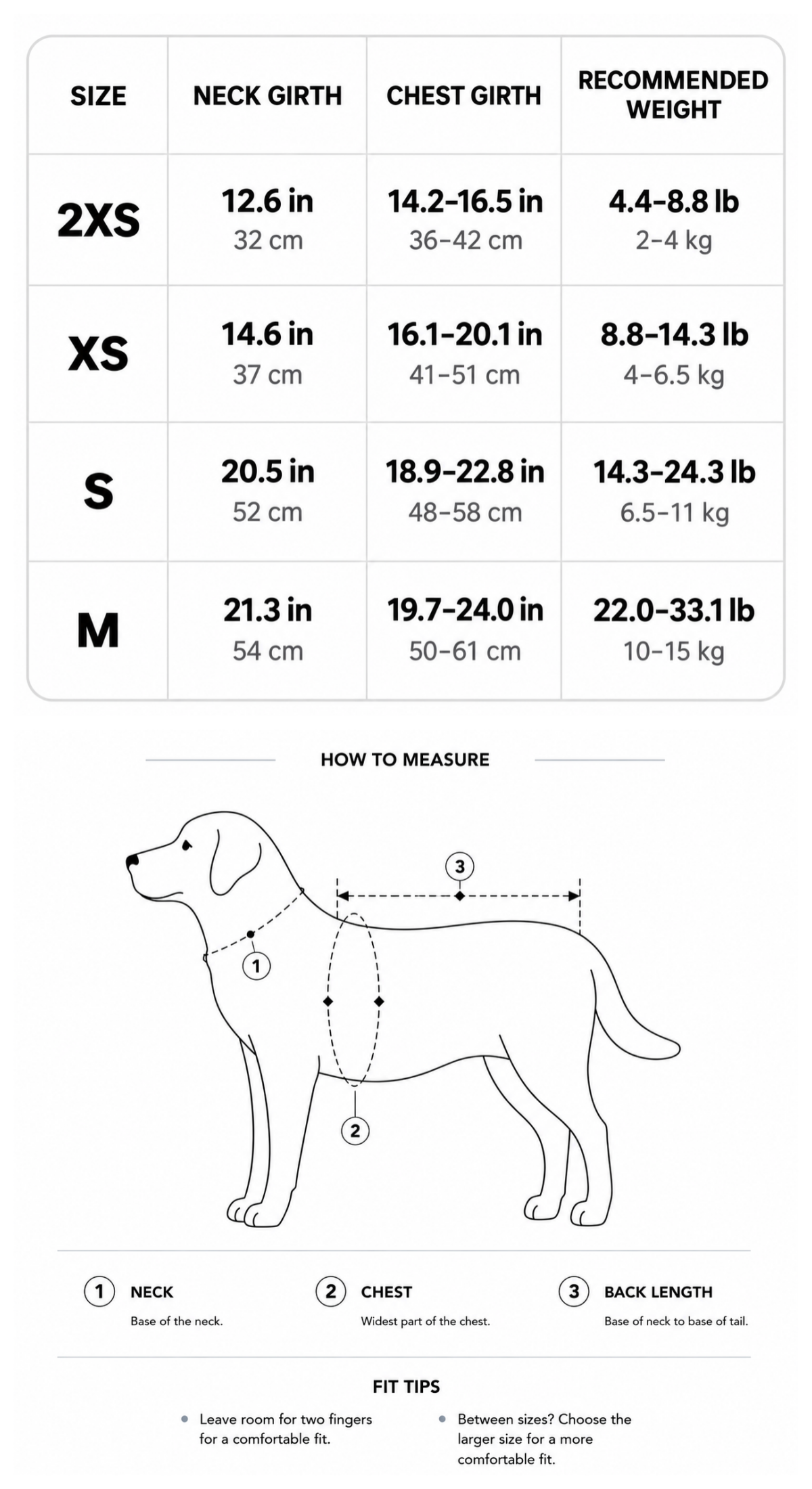 Size Guide