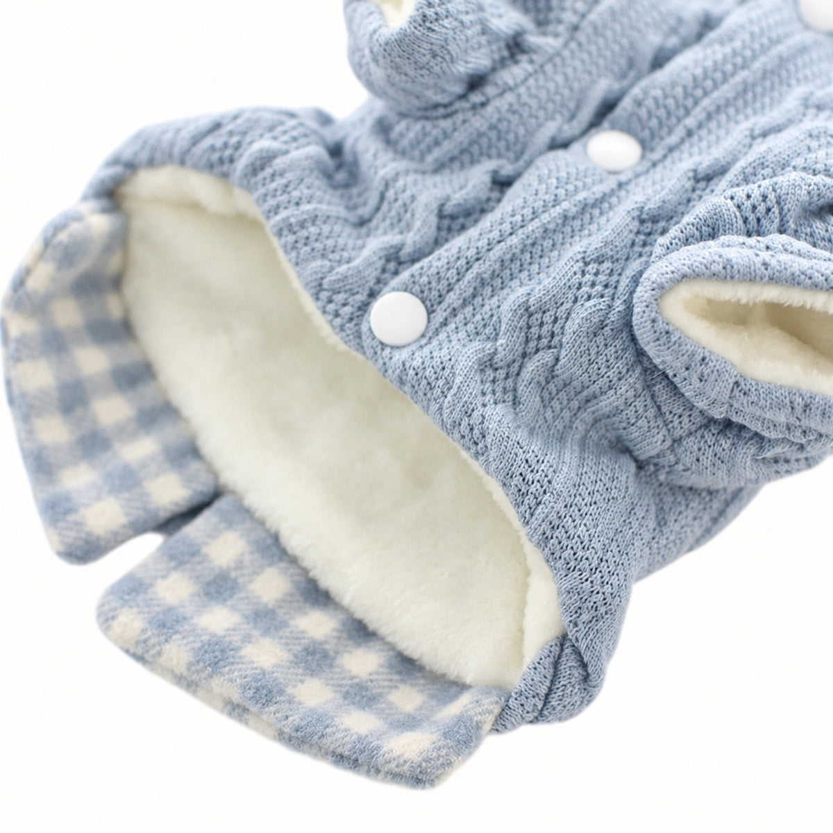 Plaid Knit Pet Sweater