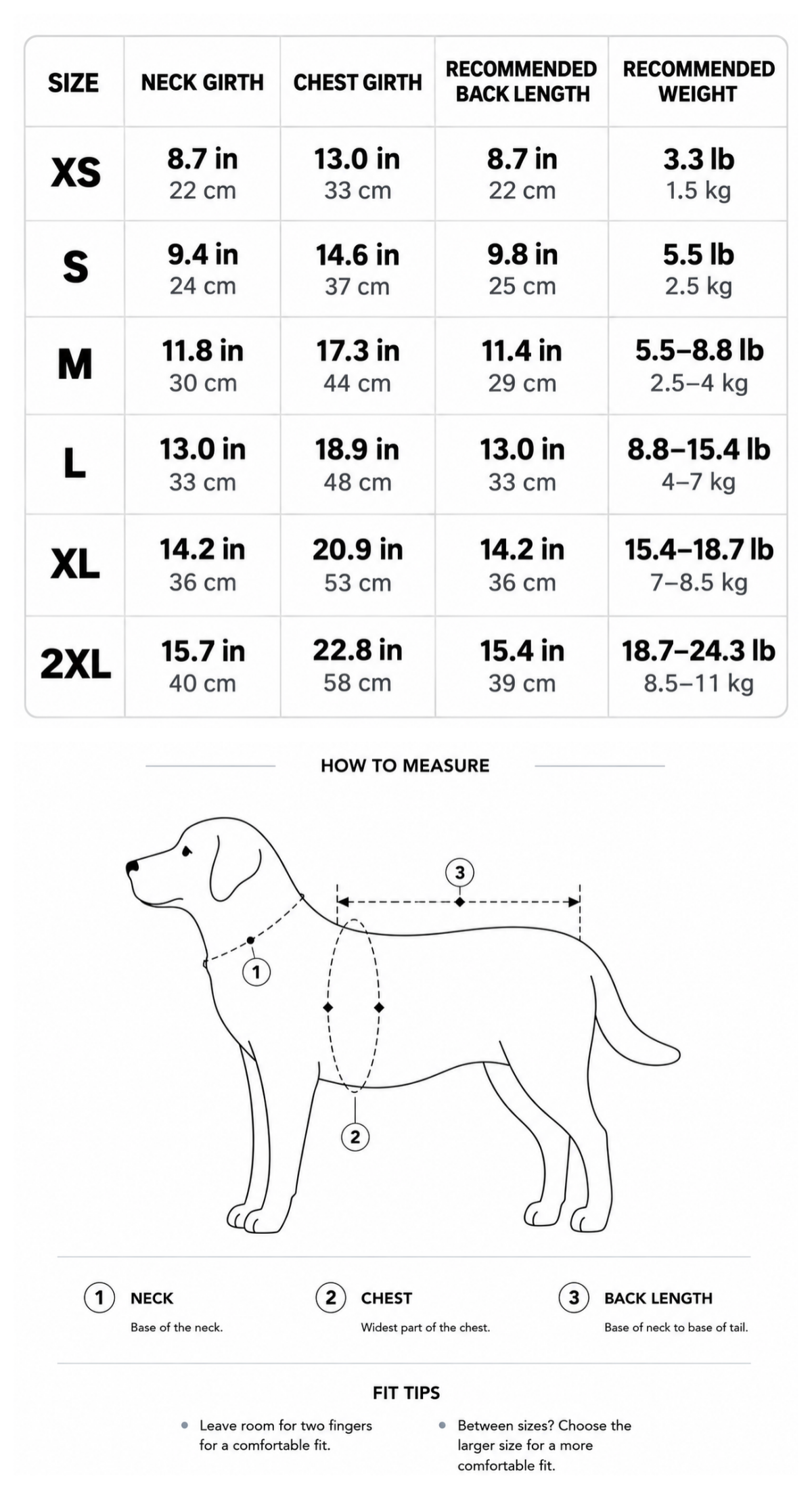Size Guide