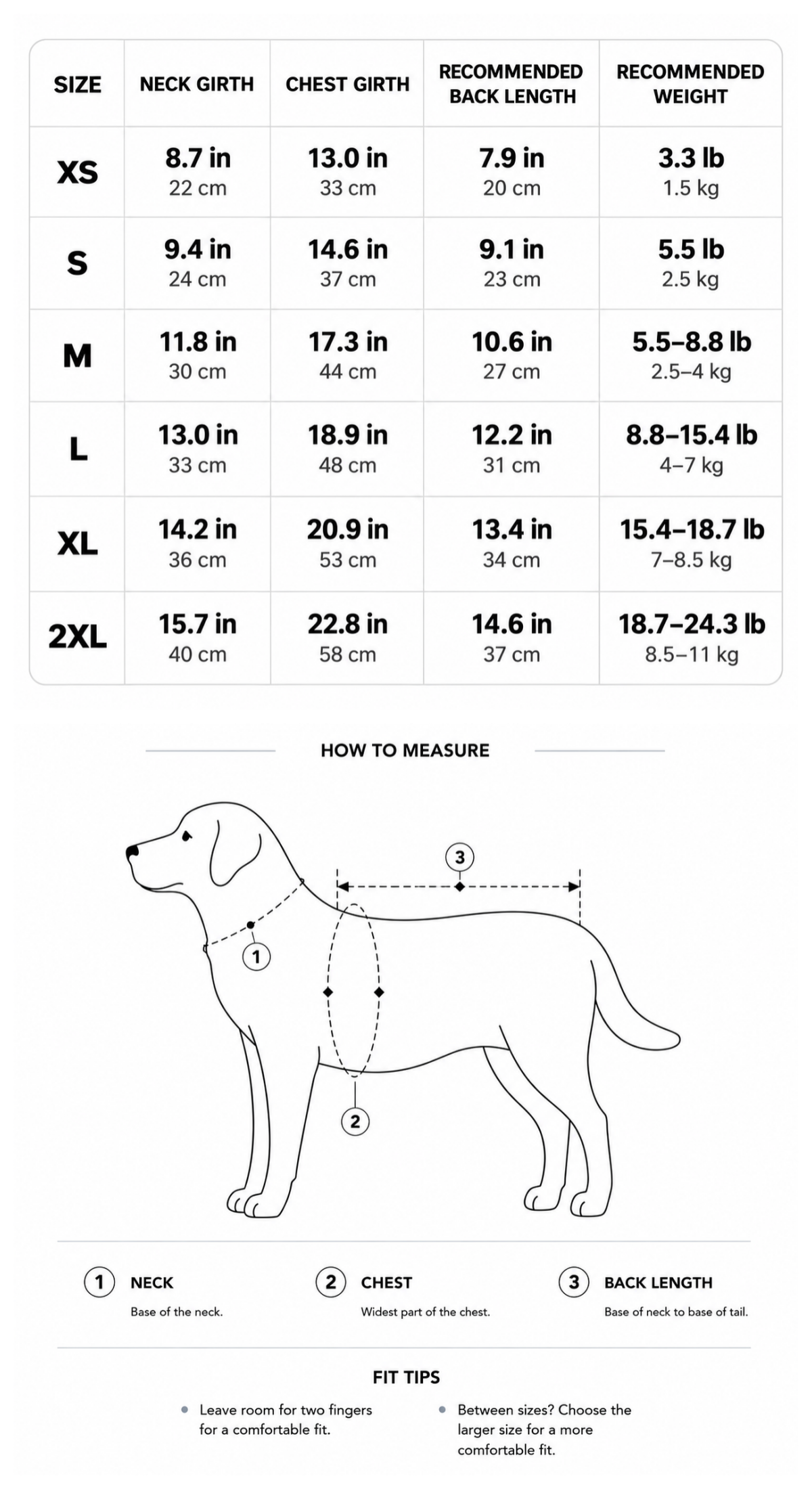 Size Guide