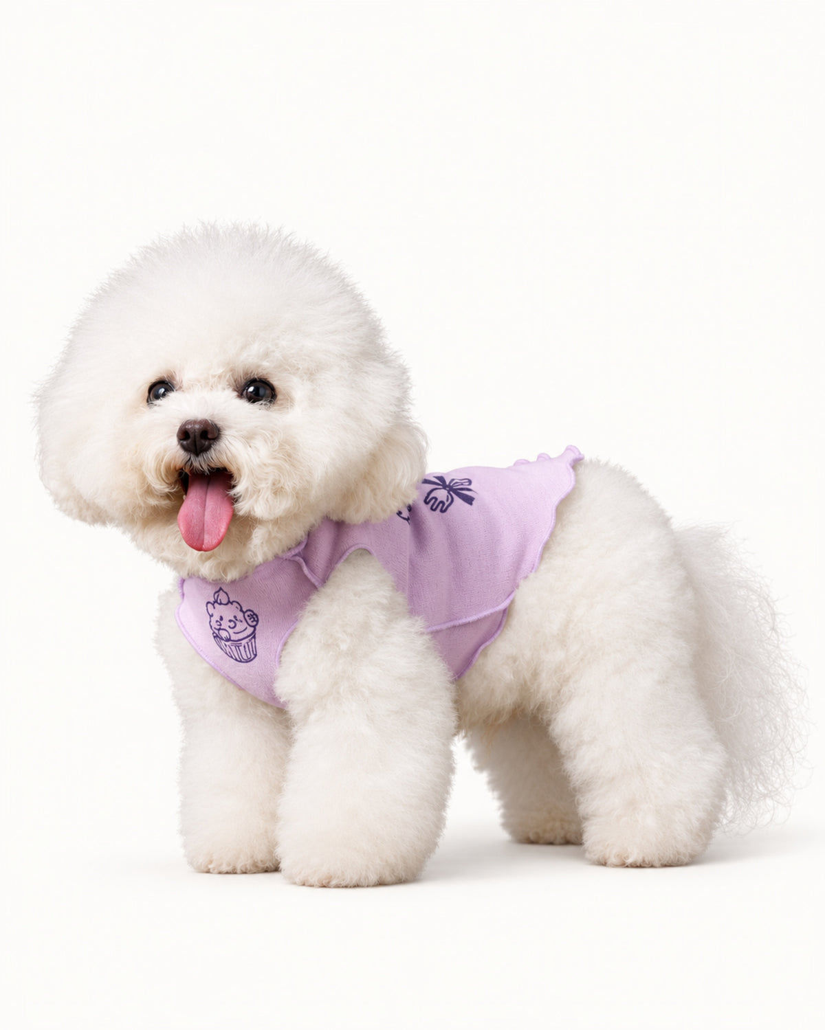 Reversible Ruffle Dog Vest