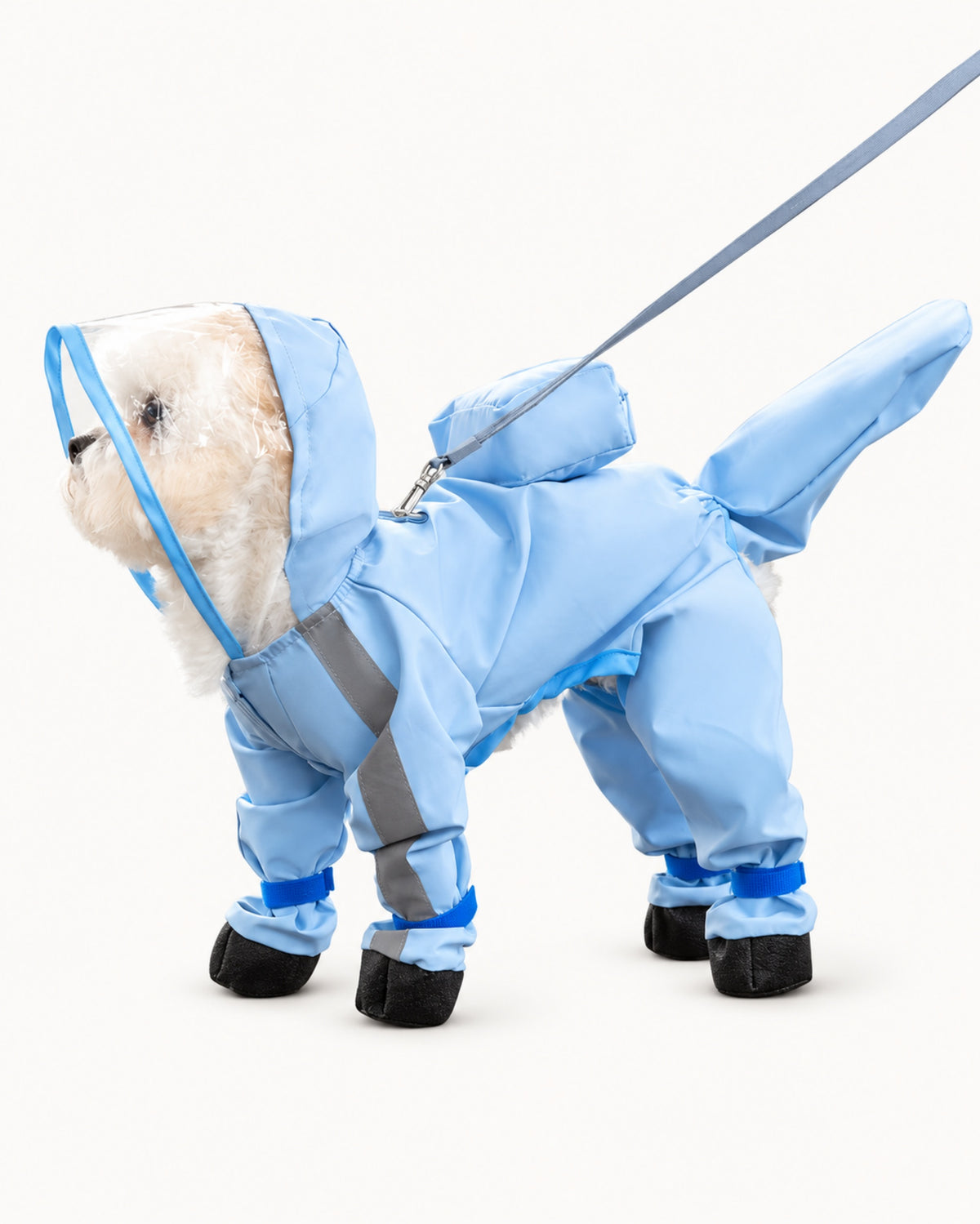 Full-Coverage Dog Raincoat with Leg Covers