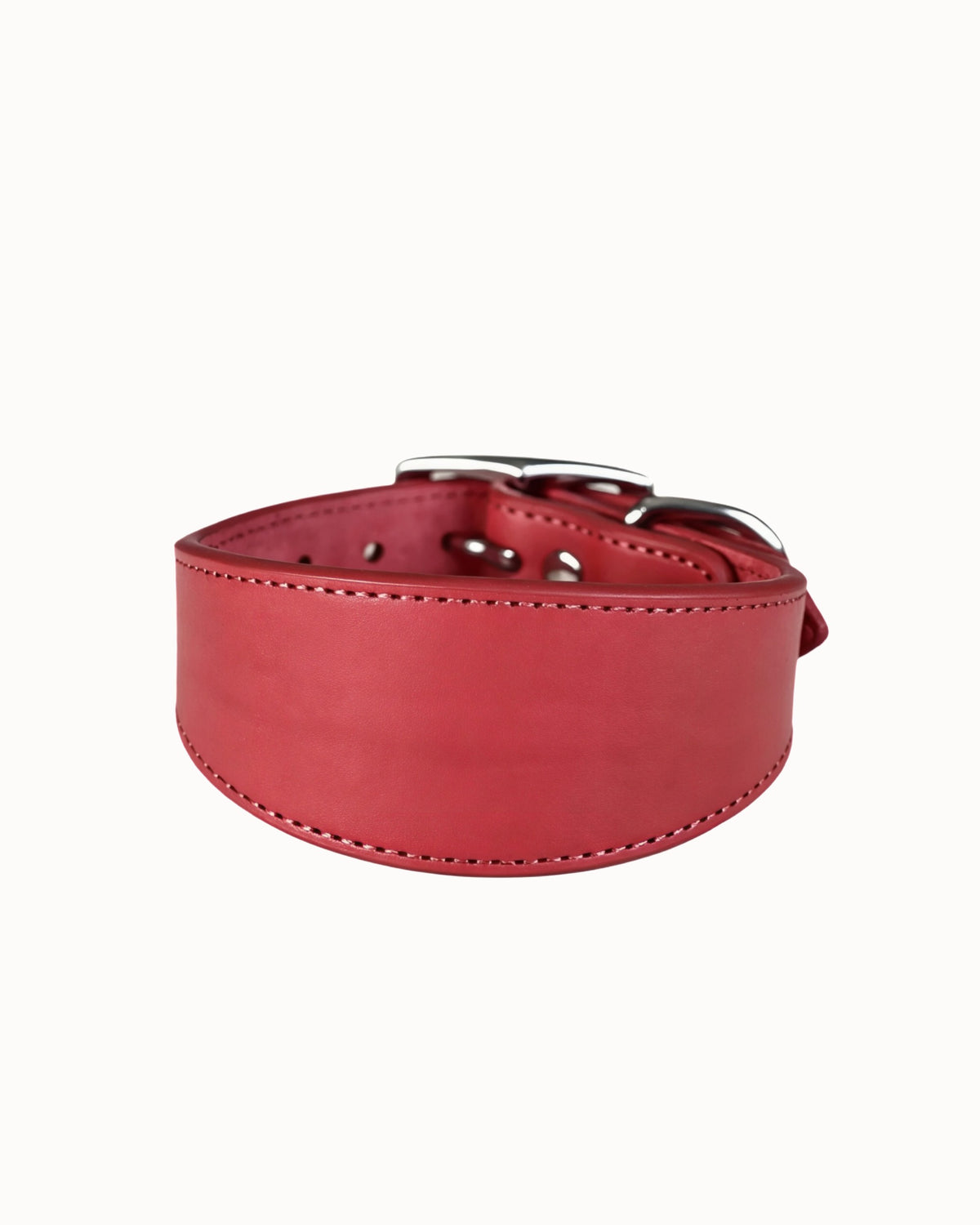 Full-Grain Leather Wide Dog Collar