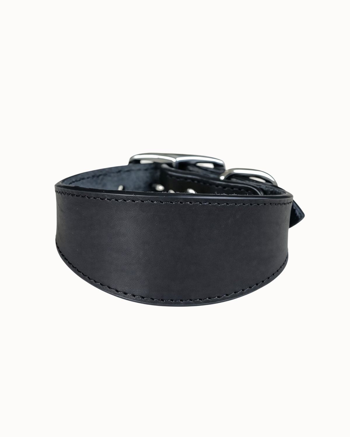 Full-Grain Leather Wide Dog Collar