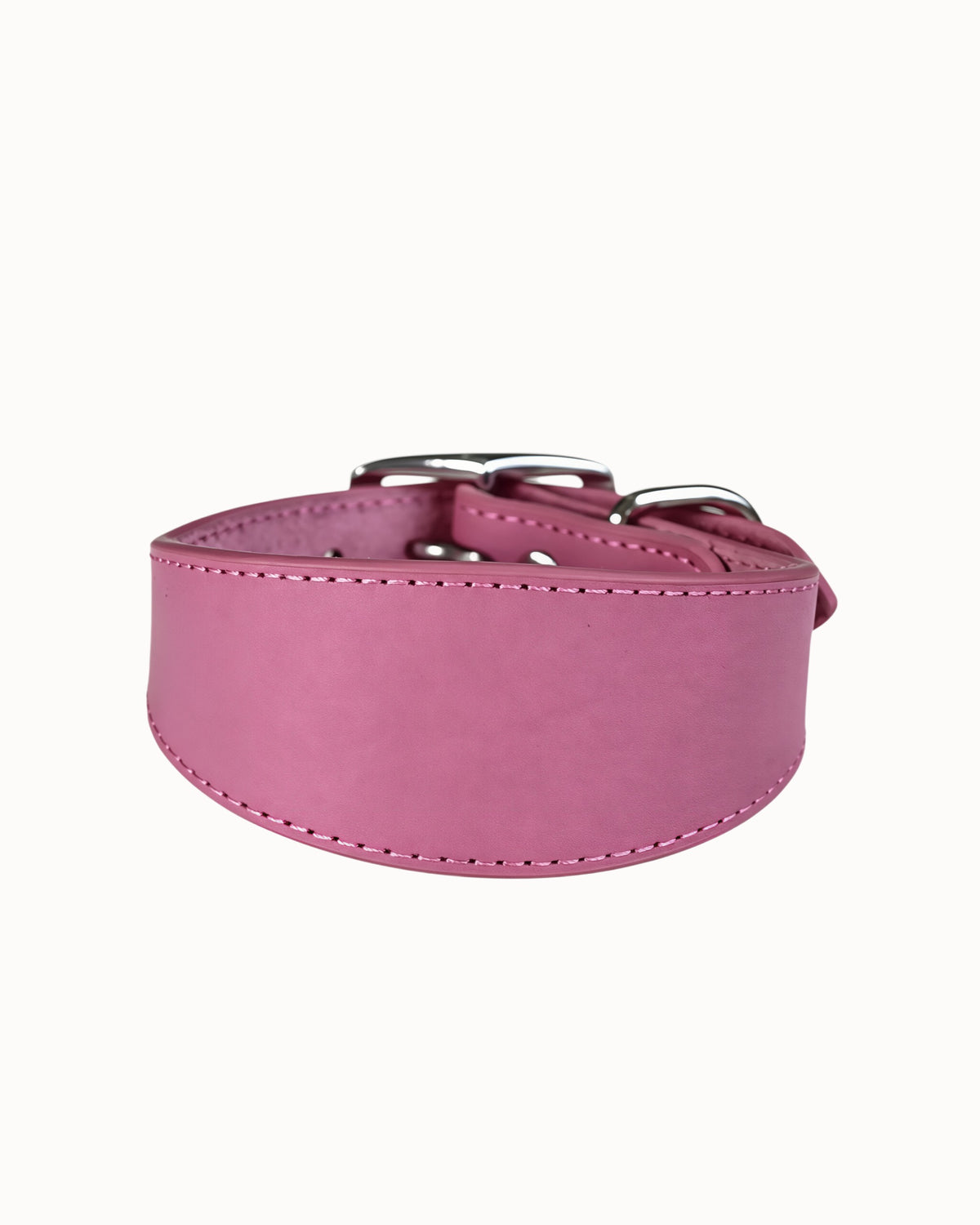 Full-Grain Leather Wide Dog Collar