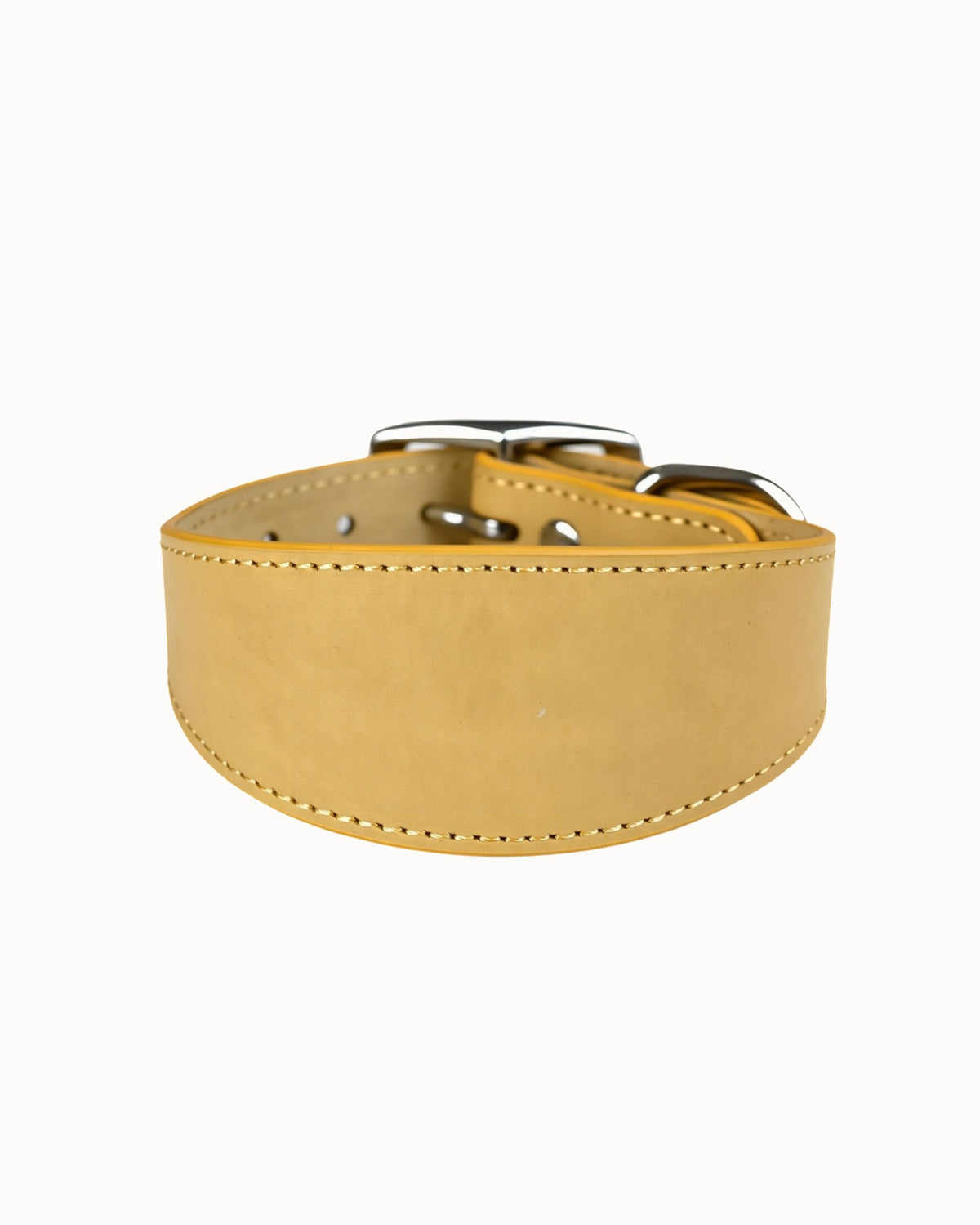 Full-Grain Leather Wide Dog Collar