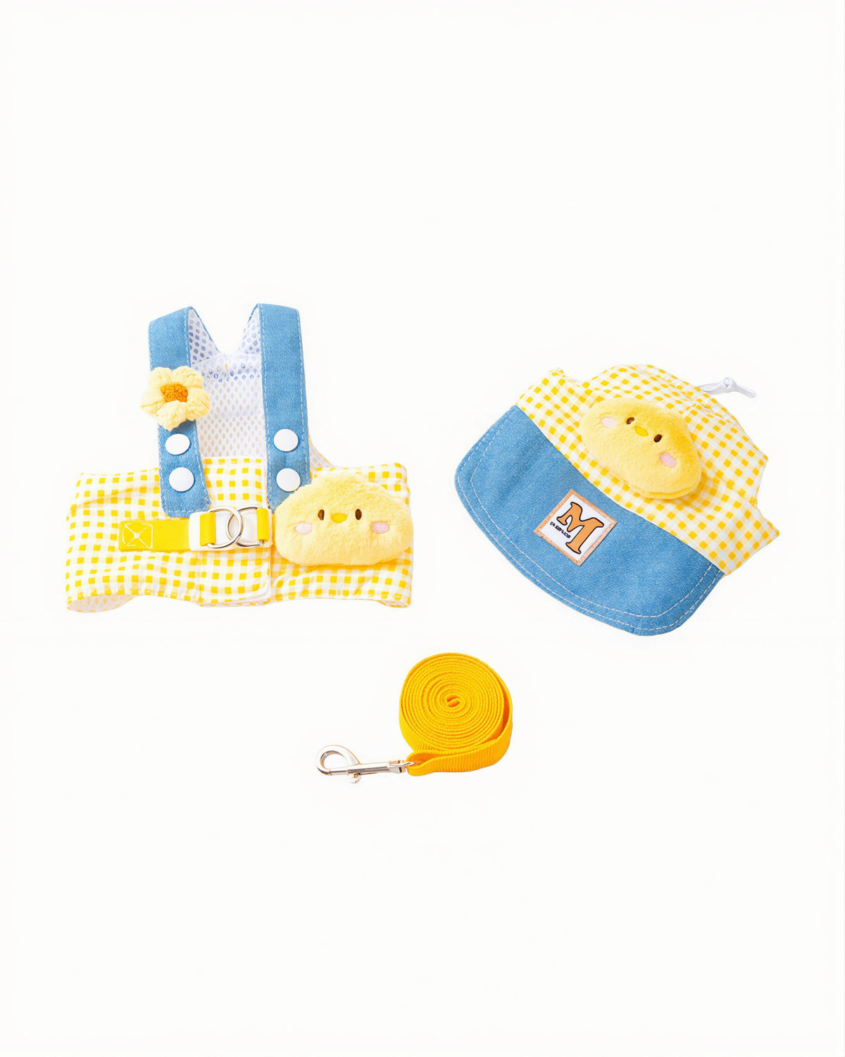 Denim Cat Harness Set