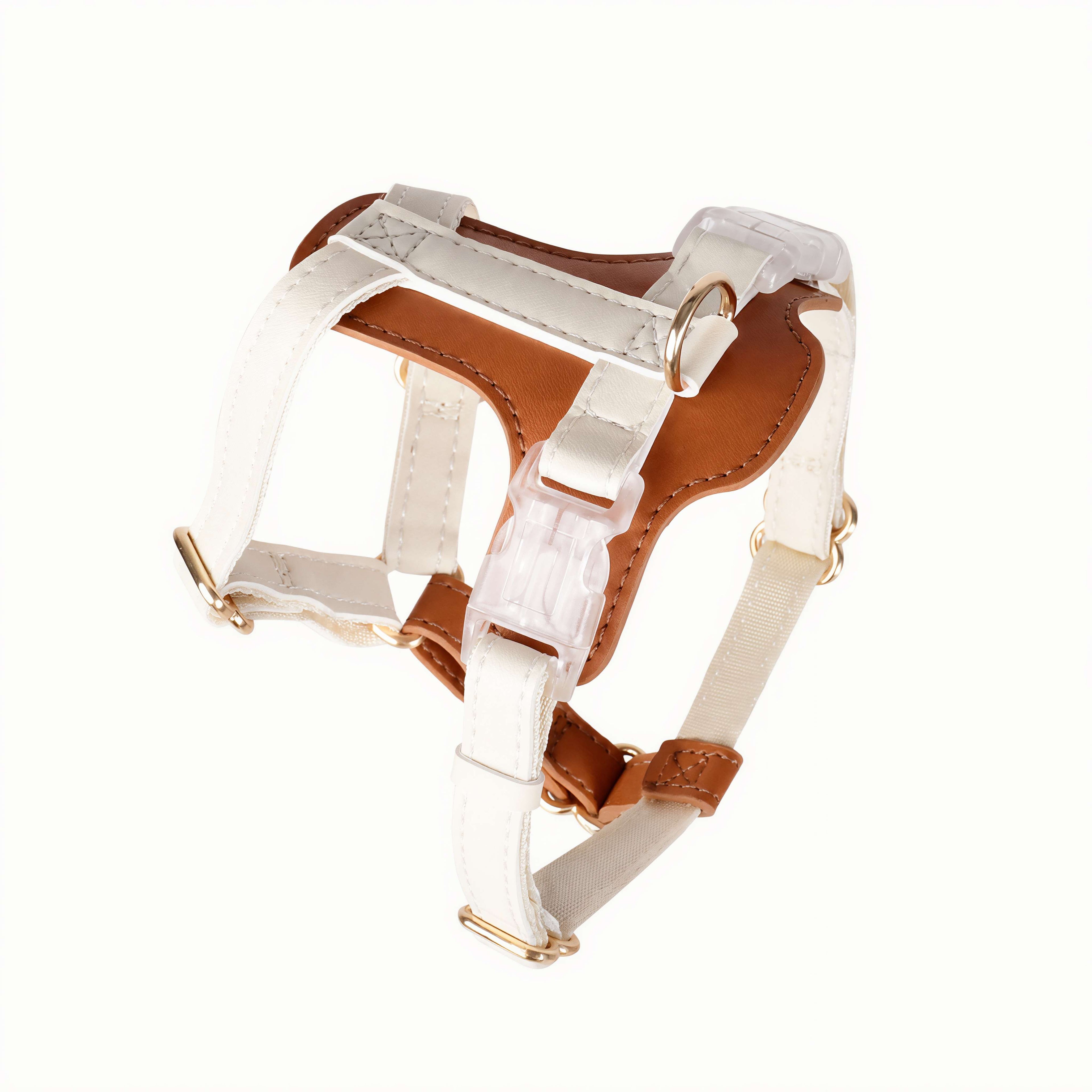 Soft Leather Cat & Small Dog Harness