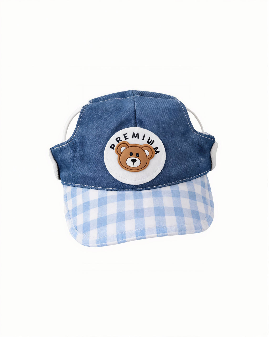Denim Dog Harness Set with Hat & Leash