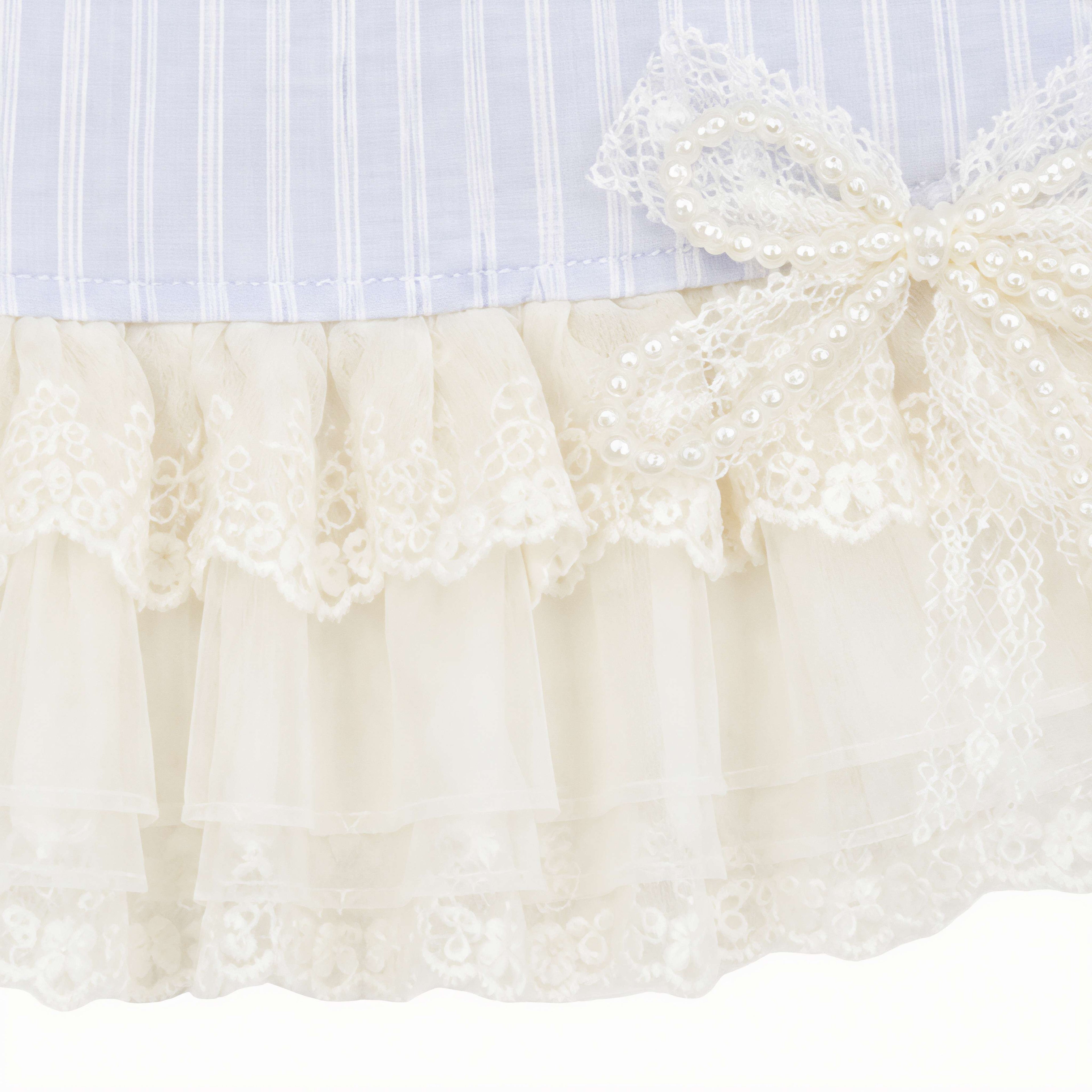 Preppy Cotton-Blend Cat Dress