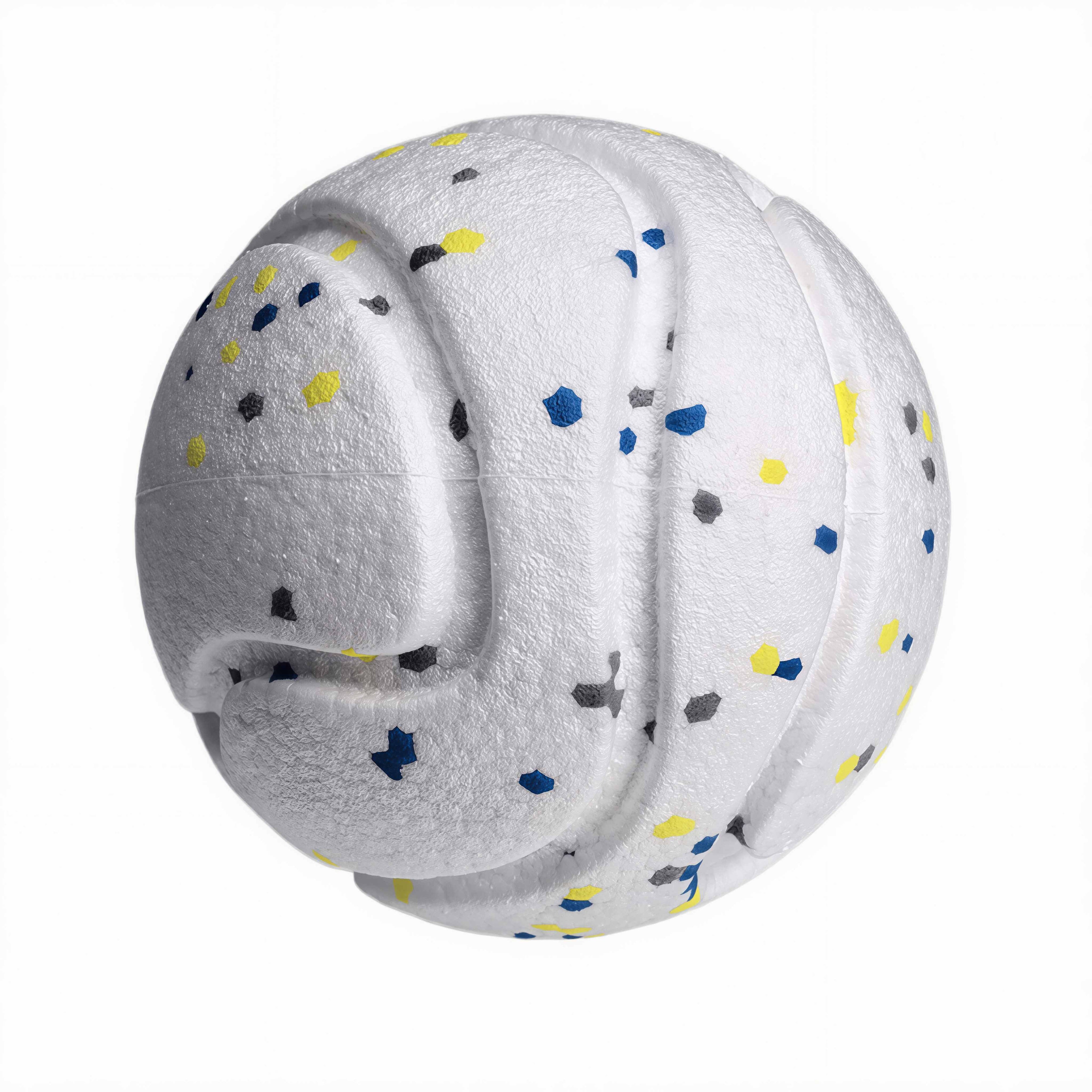High-Bounce Squeaky Popcorn Dog Ball
