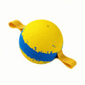Interactive Squeaky Popcorn Dog Strap Ball