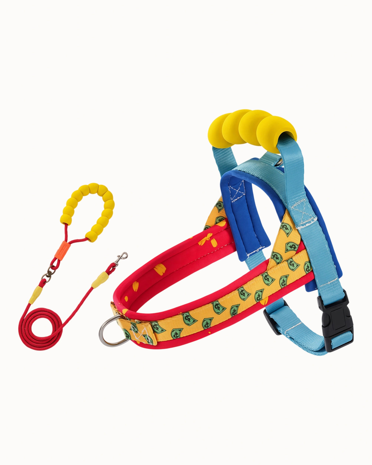 Soft Padded Dog Harness & Leash Set