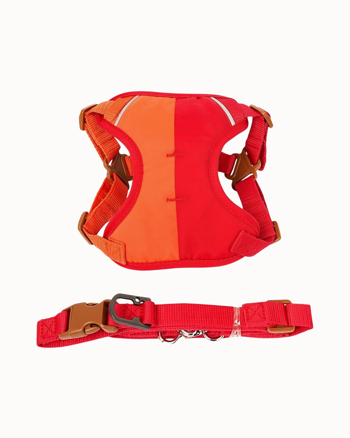 Two Tone Dog Harness & Leash Set