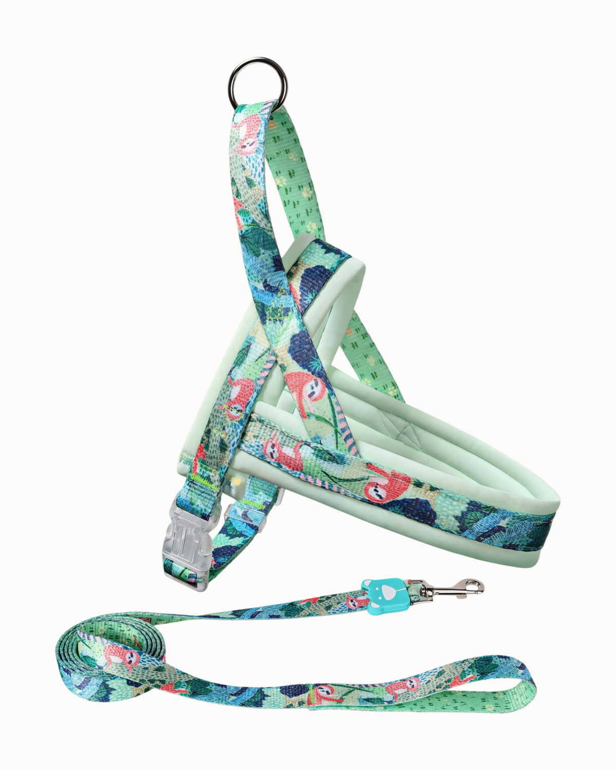 Saddle Dog Harness & Leash Set