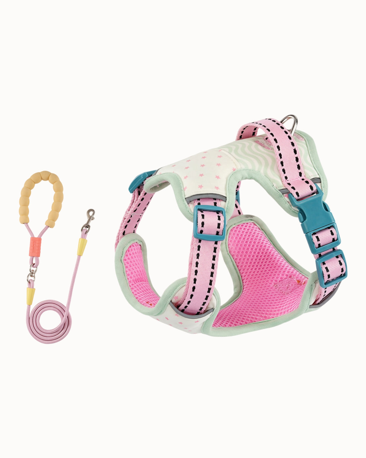 Soft Vest Dog Harness & Leash Set