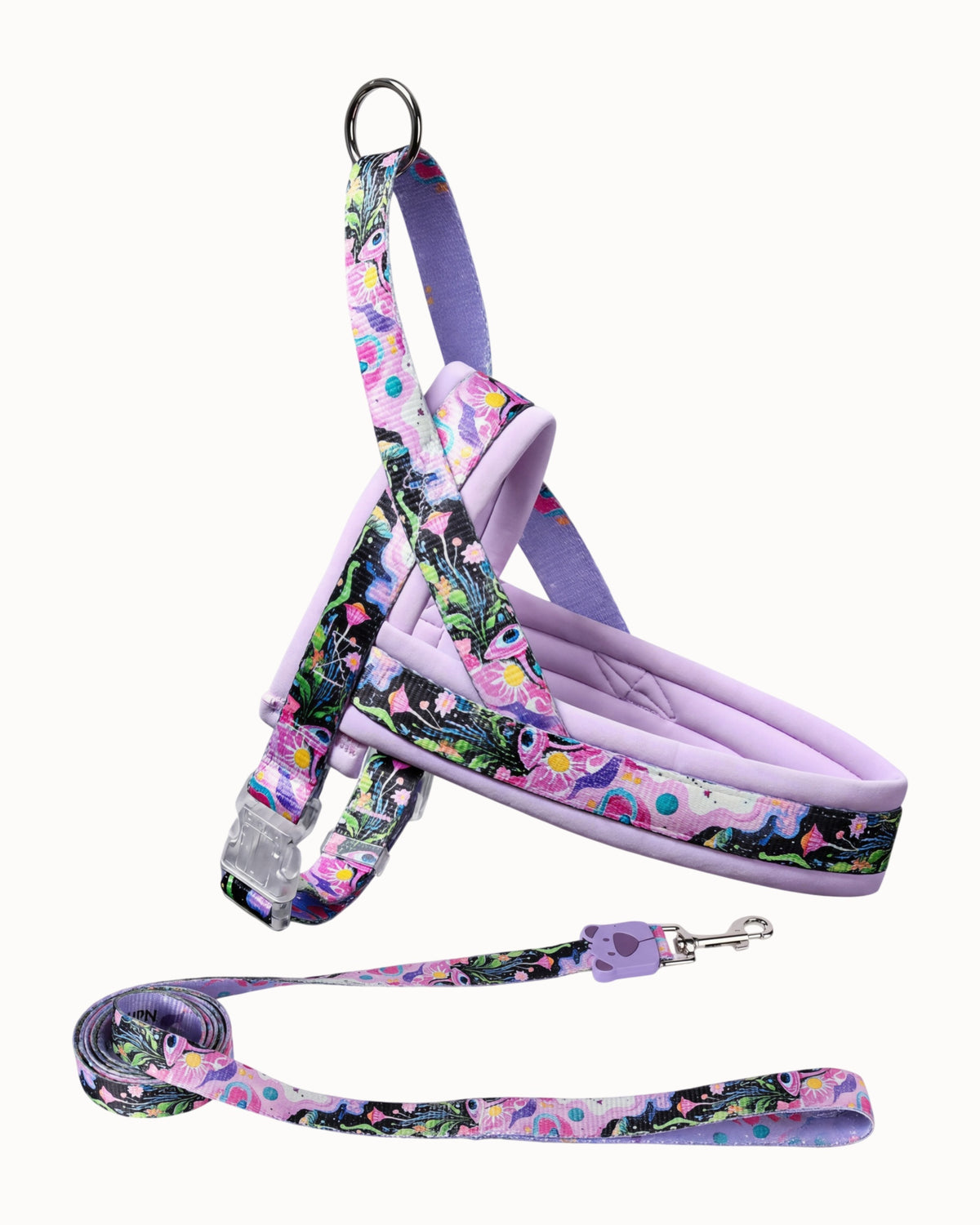 Saddle Dog Harness & Leash Set