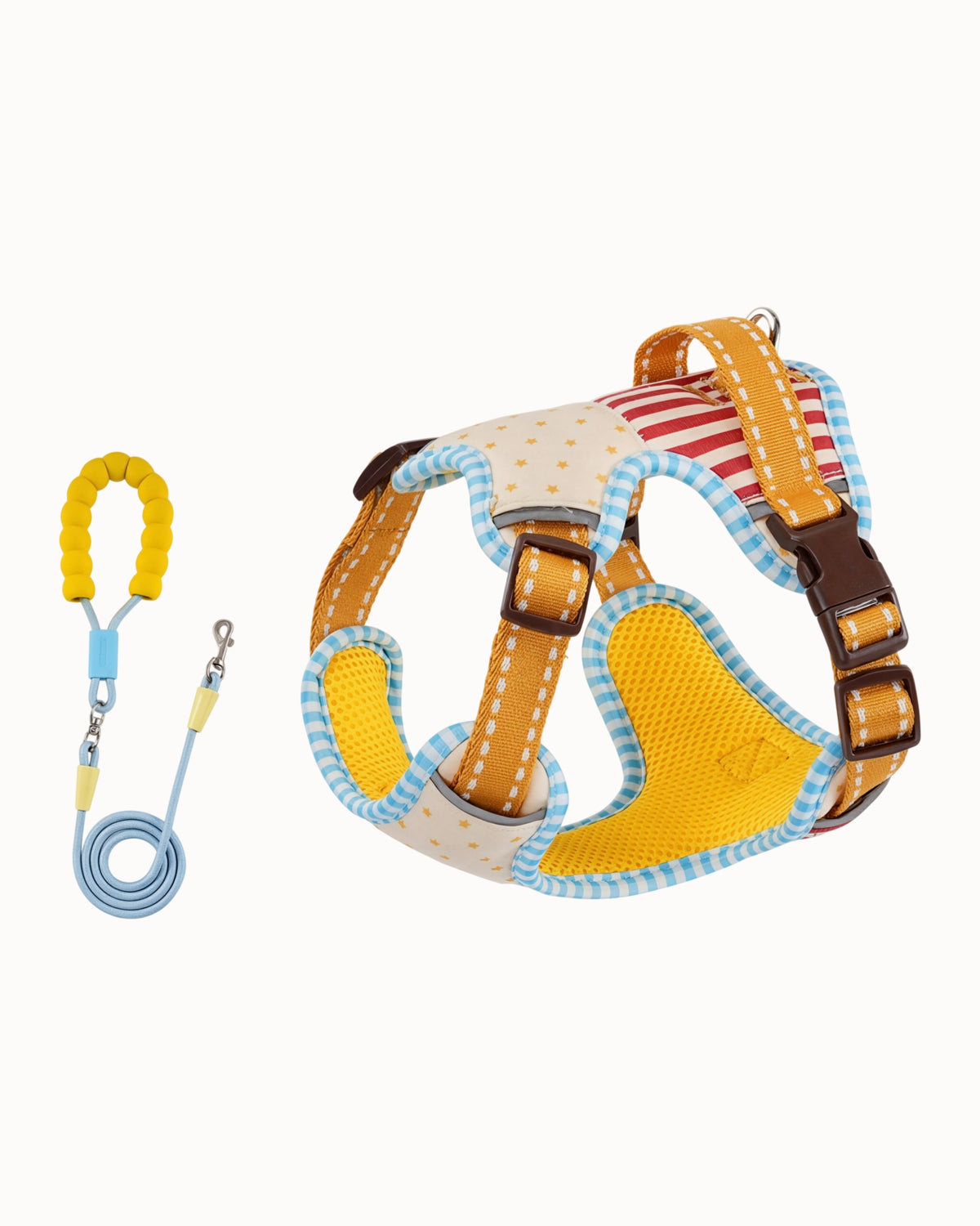 Soft Vest Dog Harness & Leash Set