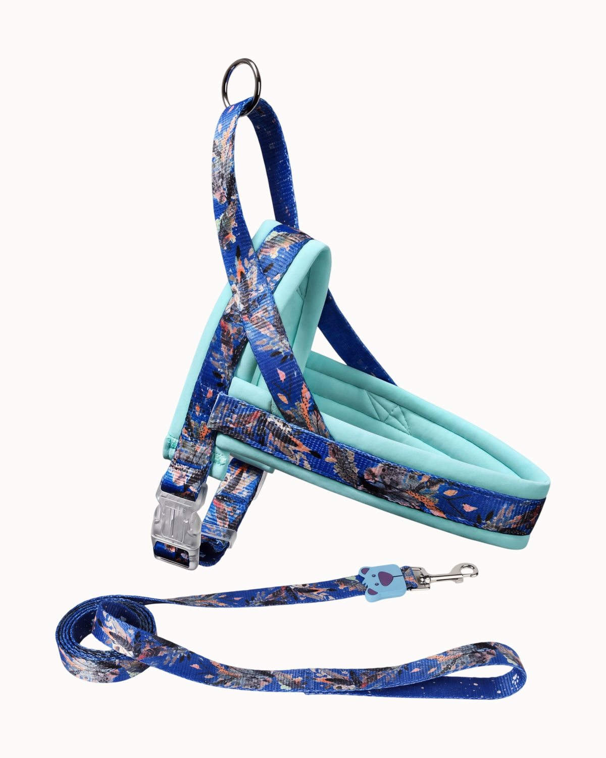 Saddle Dog Harness & Leash Set