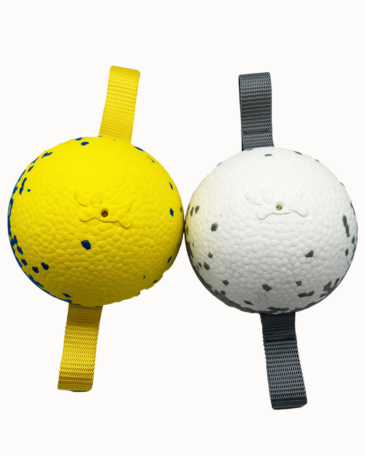 Interactive Squeaky Popcorn Dog Strap Ball