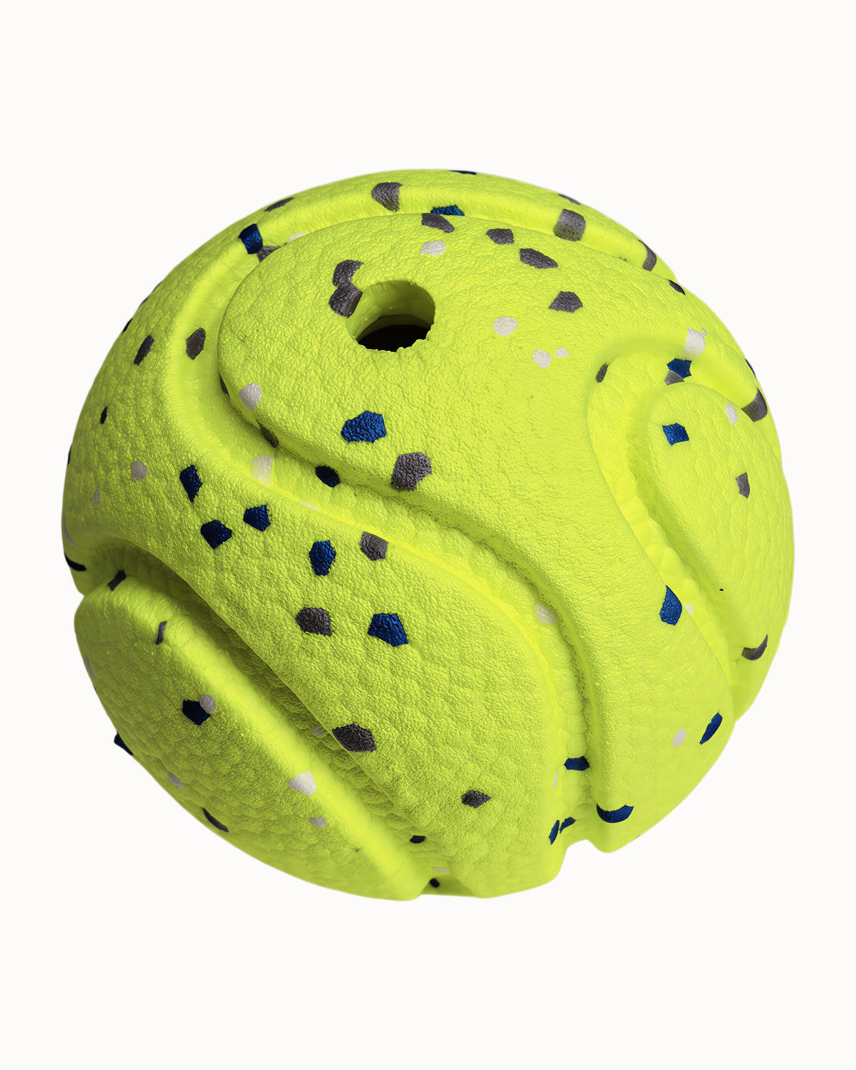 High-Bounce Squeaky Popcorn Dog Ball