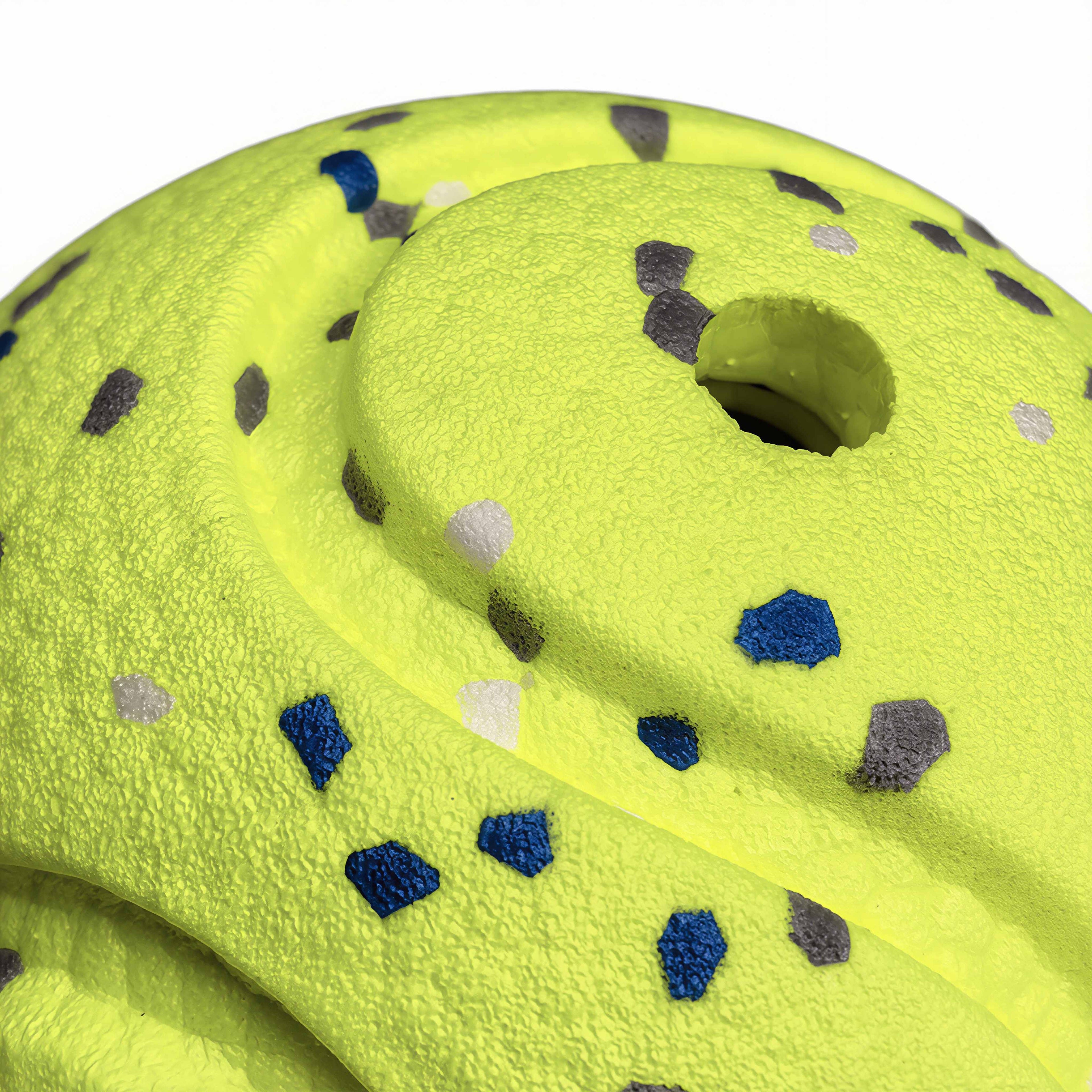 High-Bounce Squeaky Popcorn Dog Ball