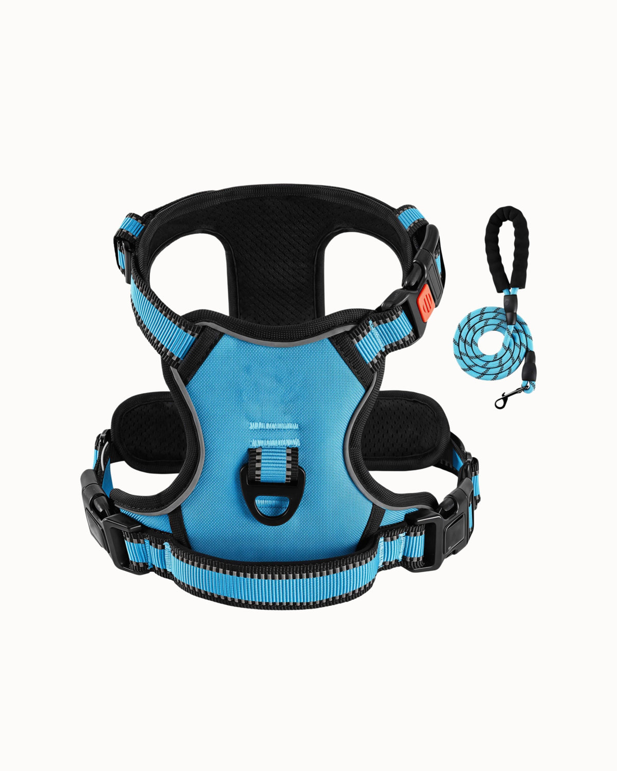 Reflective Dog Harness & Leash Set