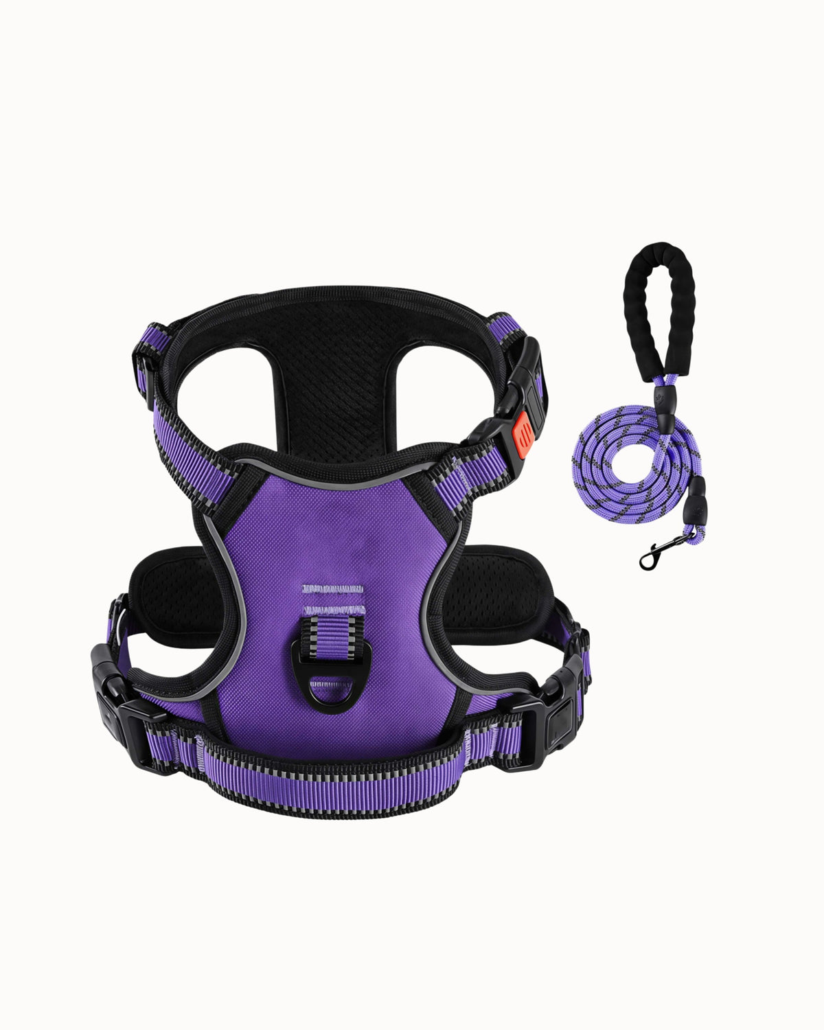 Reflective Dog Harness & Leash Set