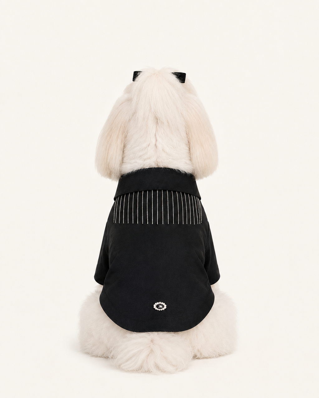 Luxury Rhinestone Fringe Pet Top