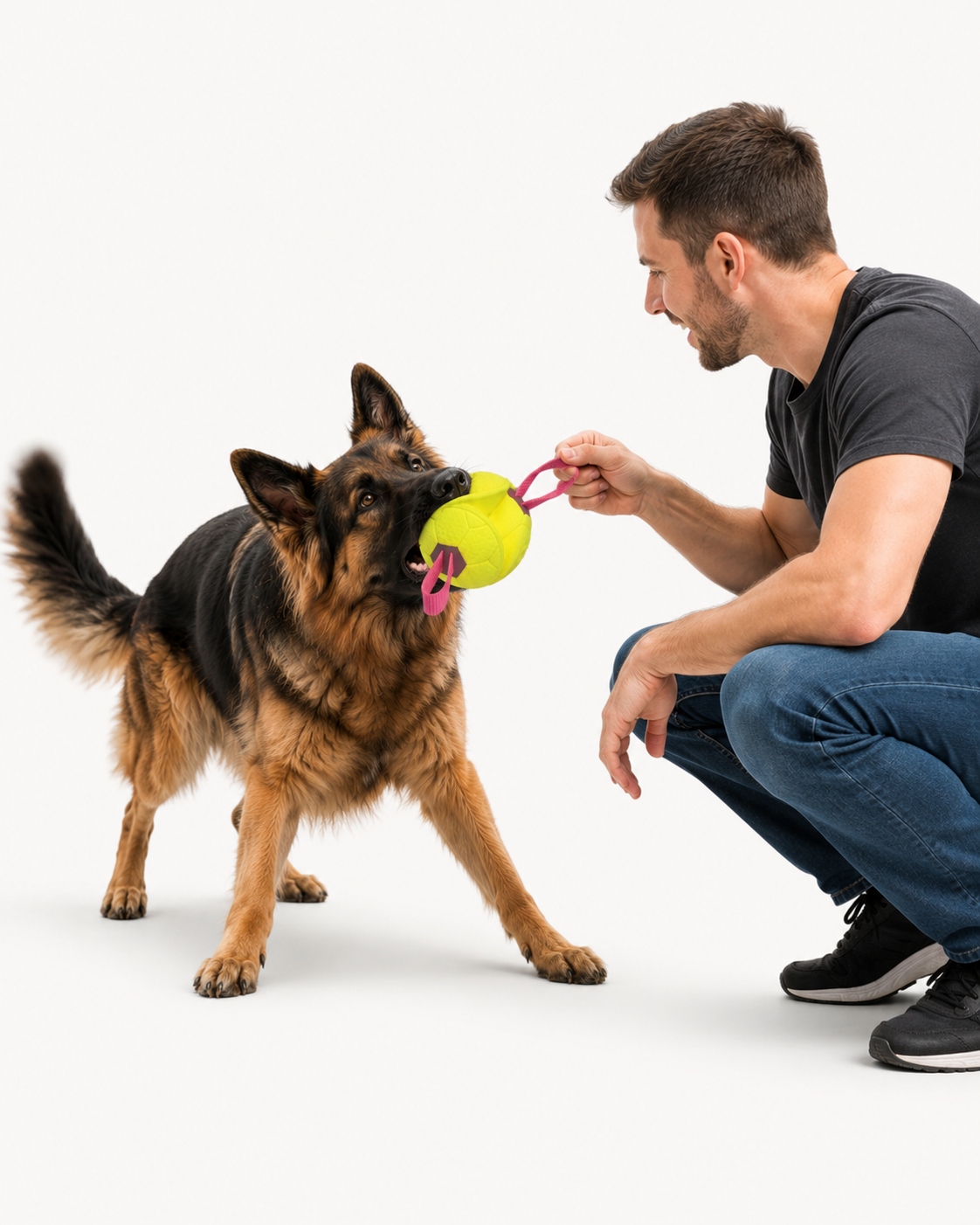 Floating Soccer Dog Toy