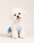 Striped Denim Pet Dress