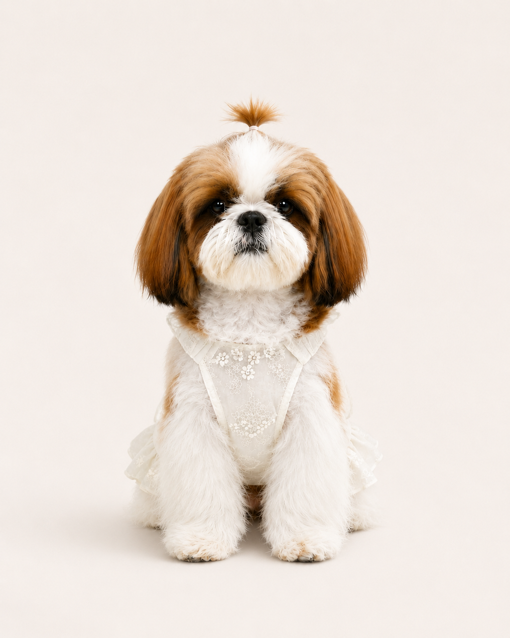 French Embroidered Pet Dress