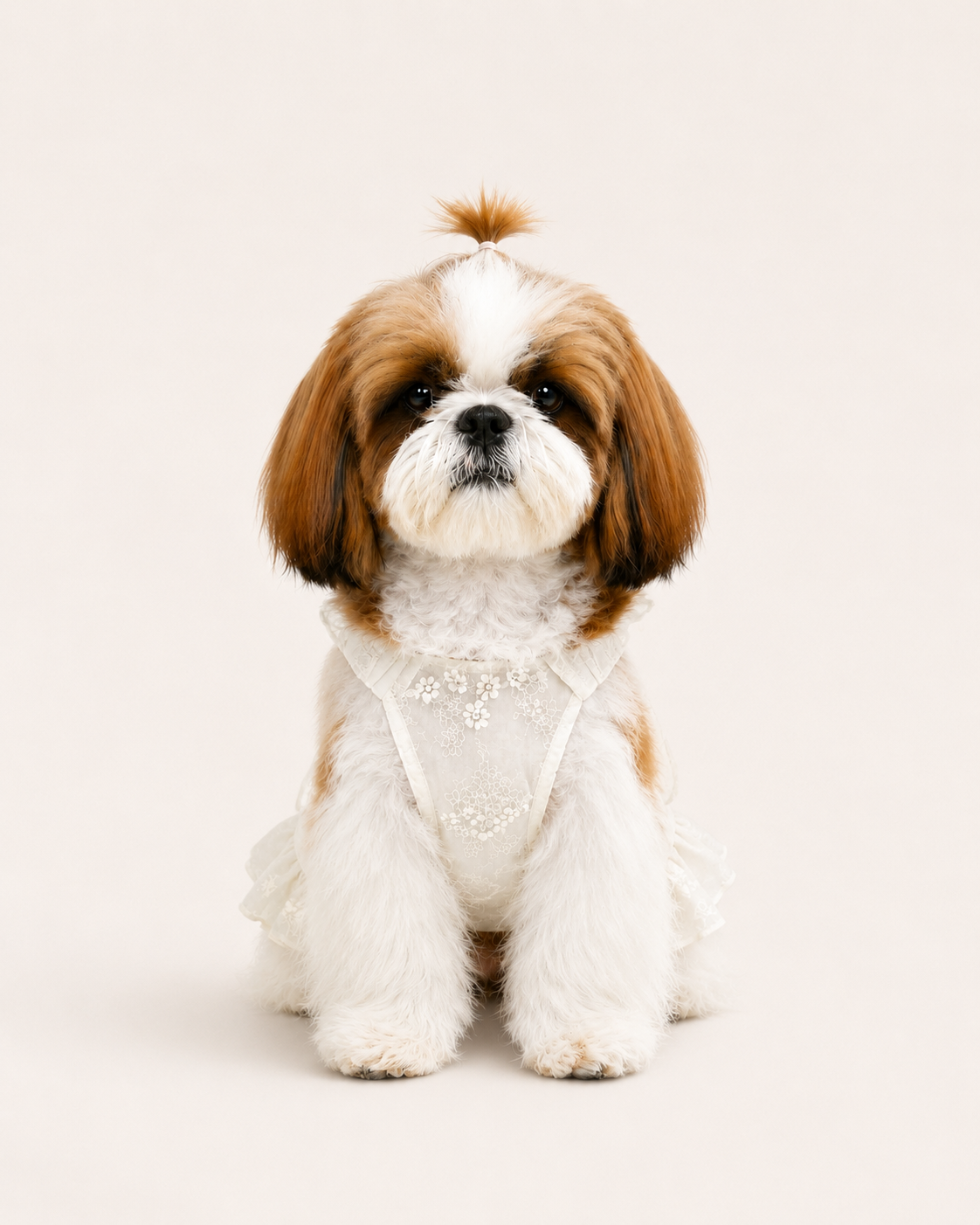 French Embroidered Pet Dress