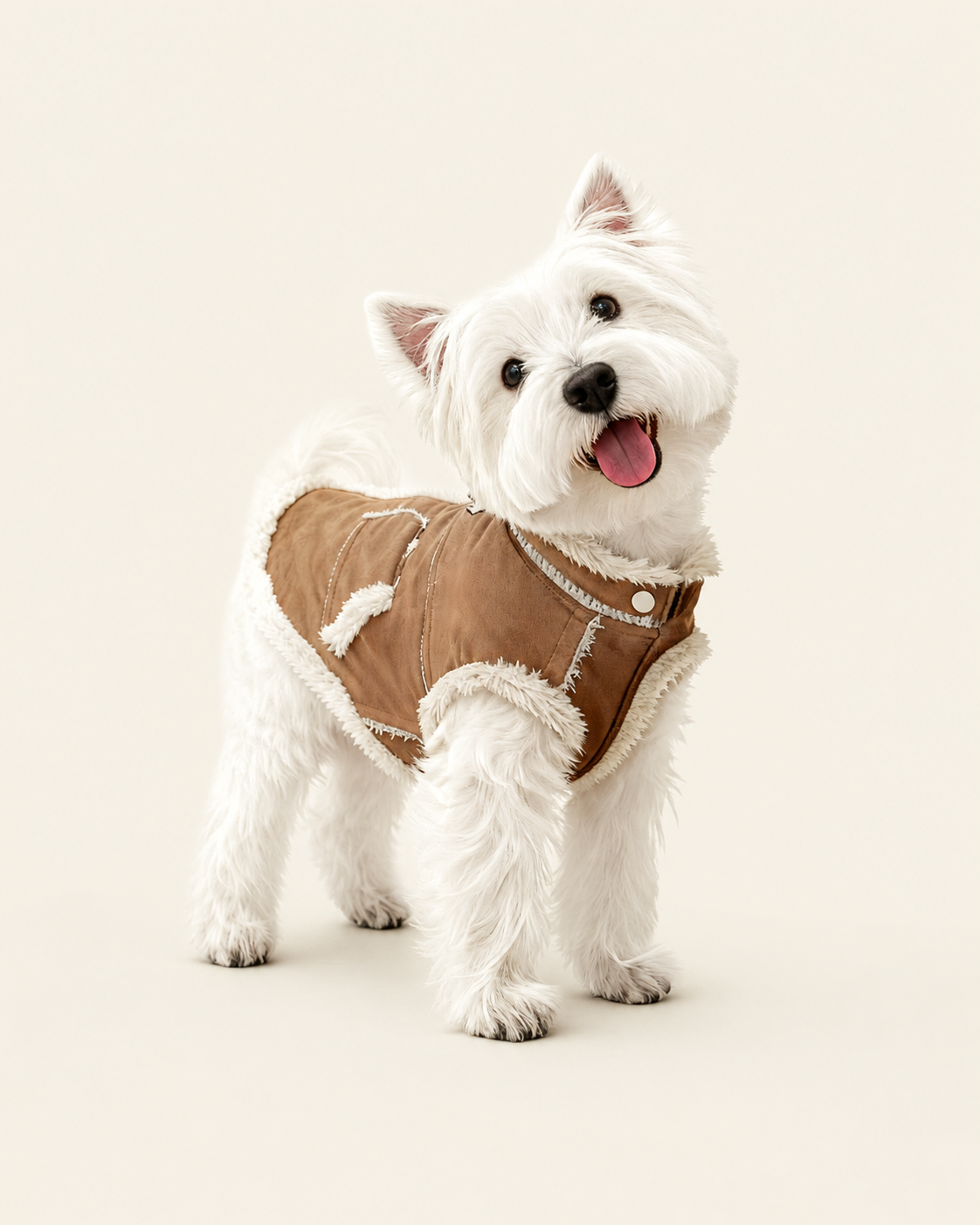 Fleece-Lined Winter Dog Sweatshirt
