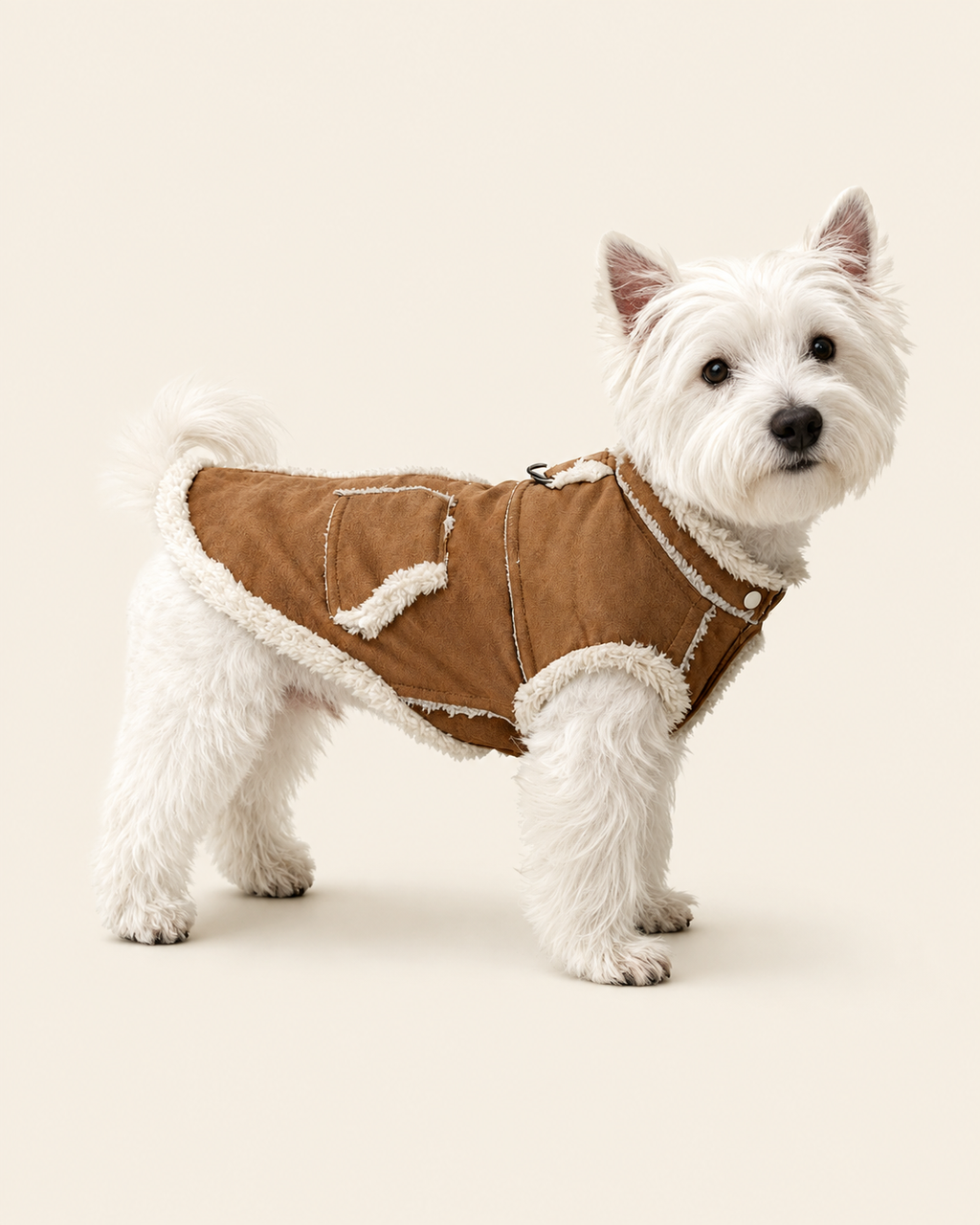 Fleece-Lined Winter Dog Sweatshirt