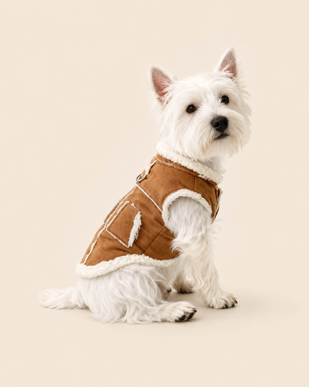 Fleece-Lined Winter Dog Sweatshirt