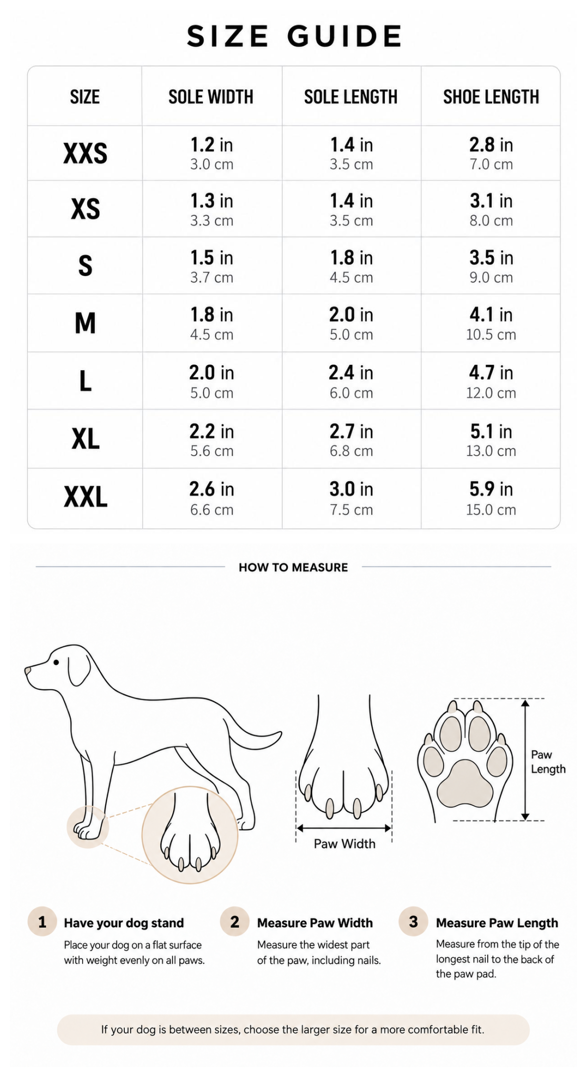 Size Guide