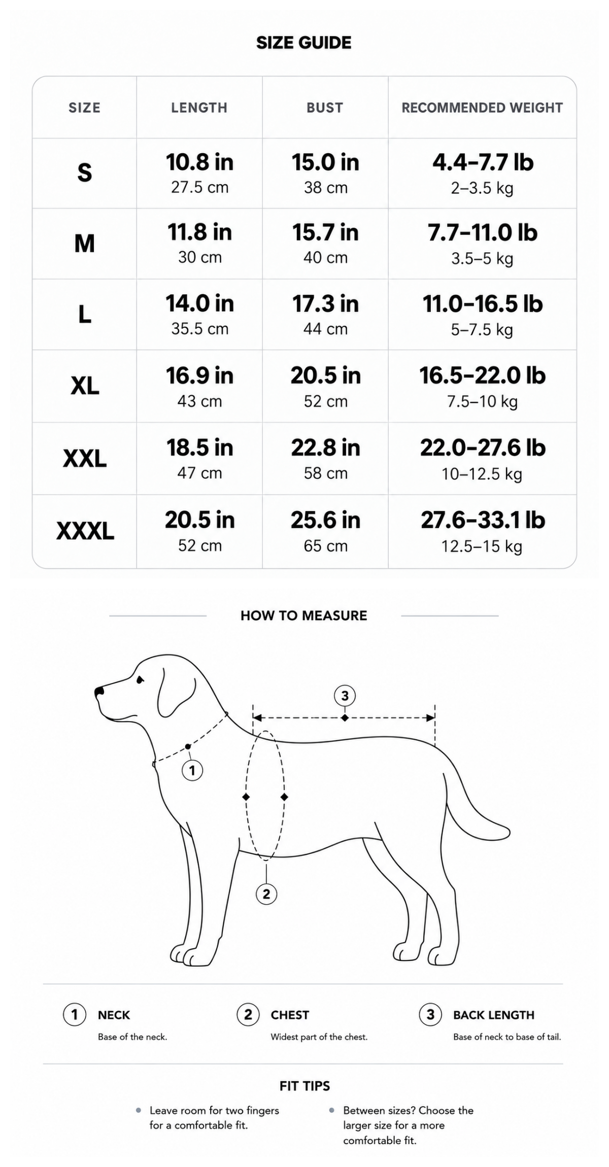 Size Guide
