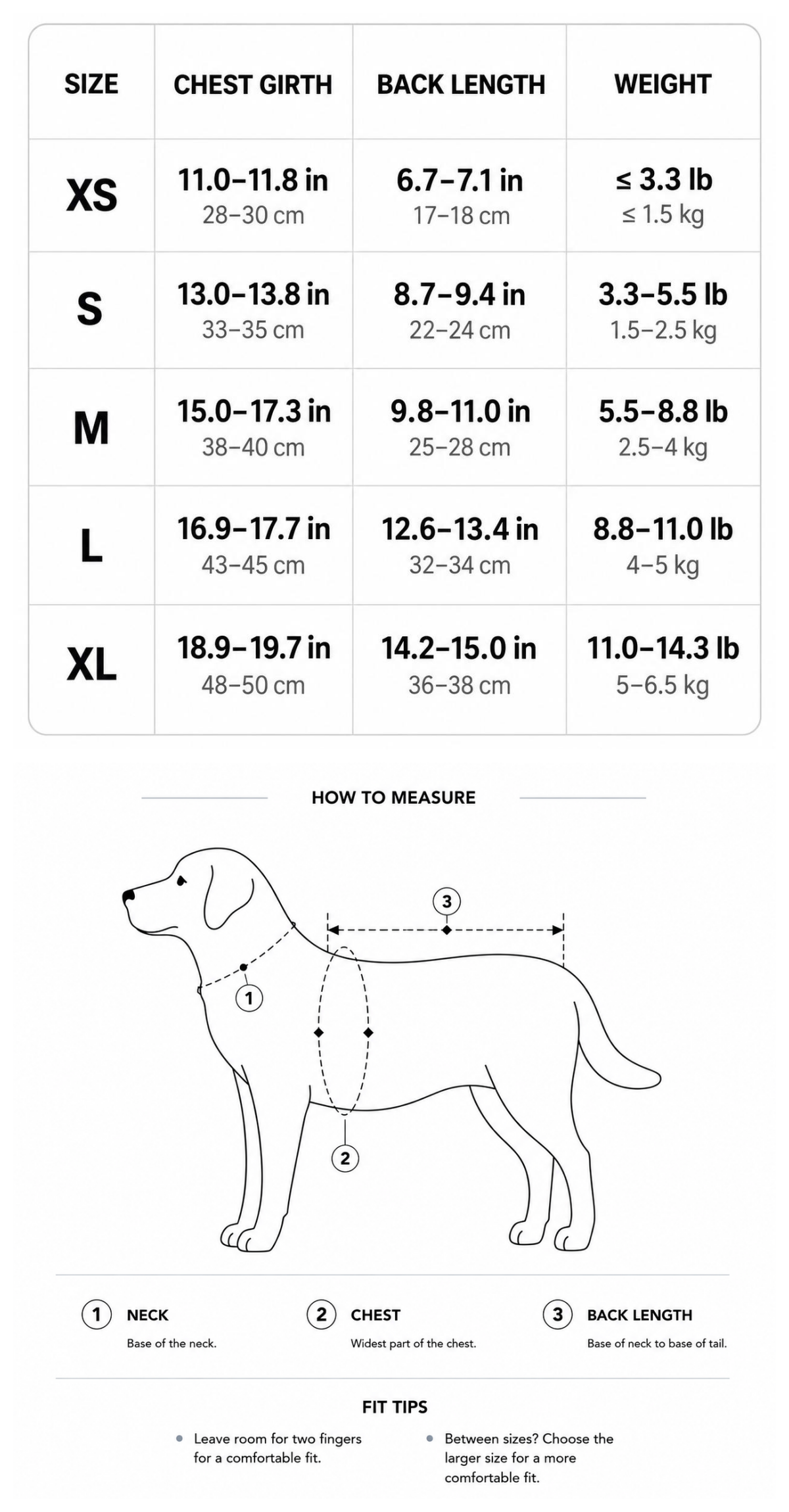 Size Guide
