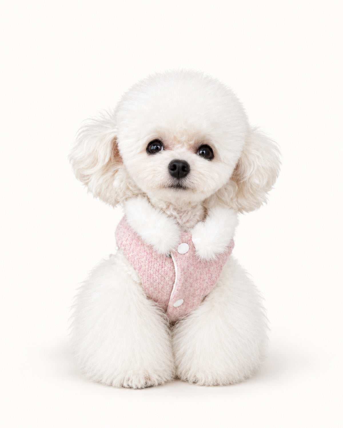 Cozy Bear Wool-Look Dog Dress