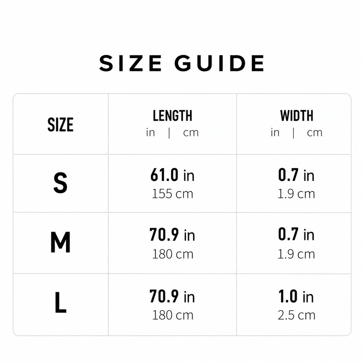 PVC-Coated Pet Leash Size Guide