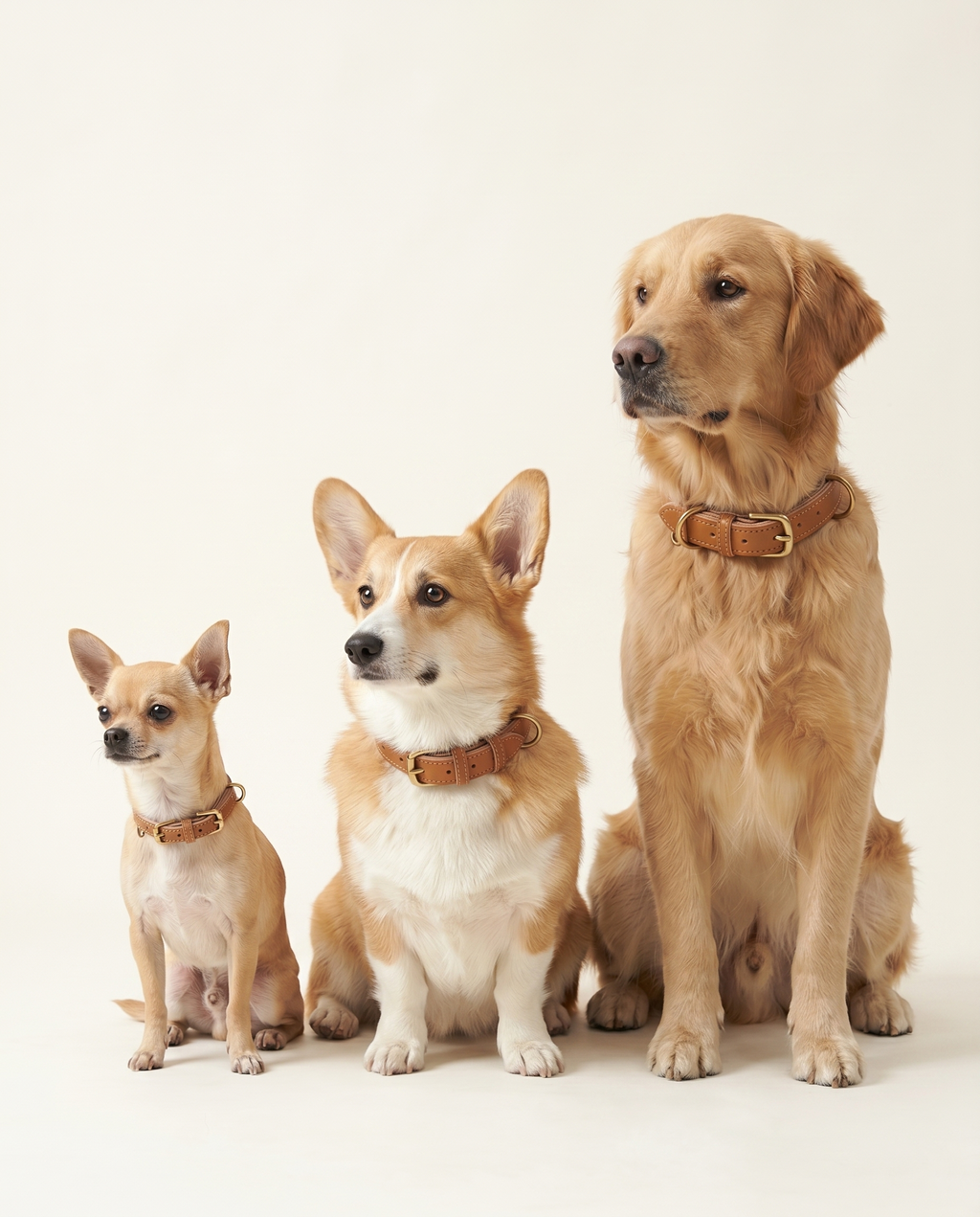 Retro Leather Dog Collar