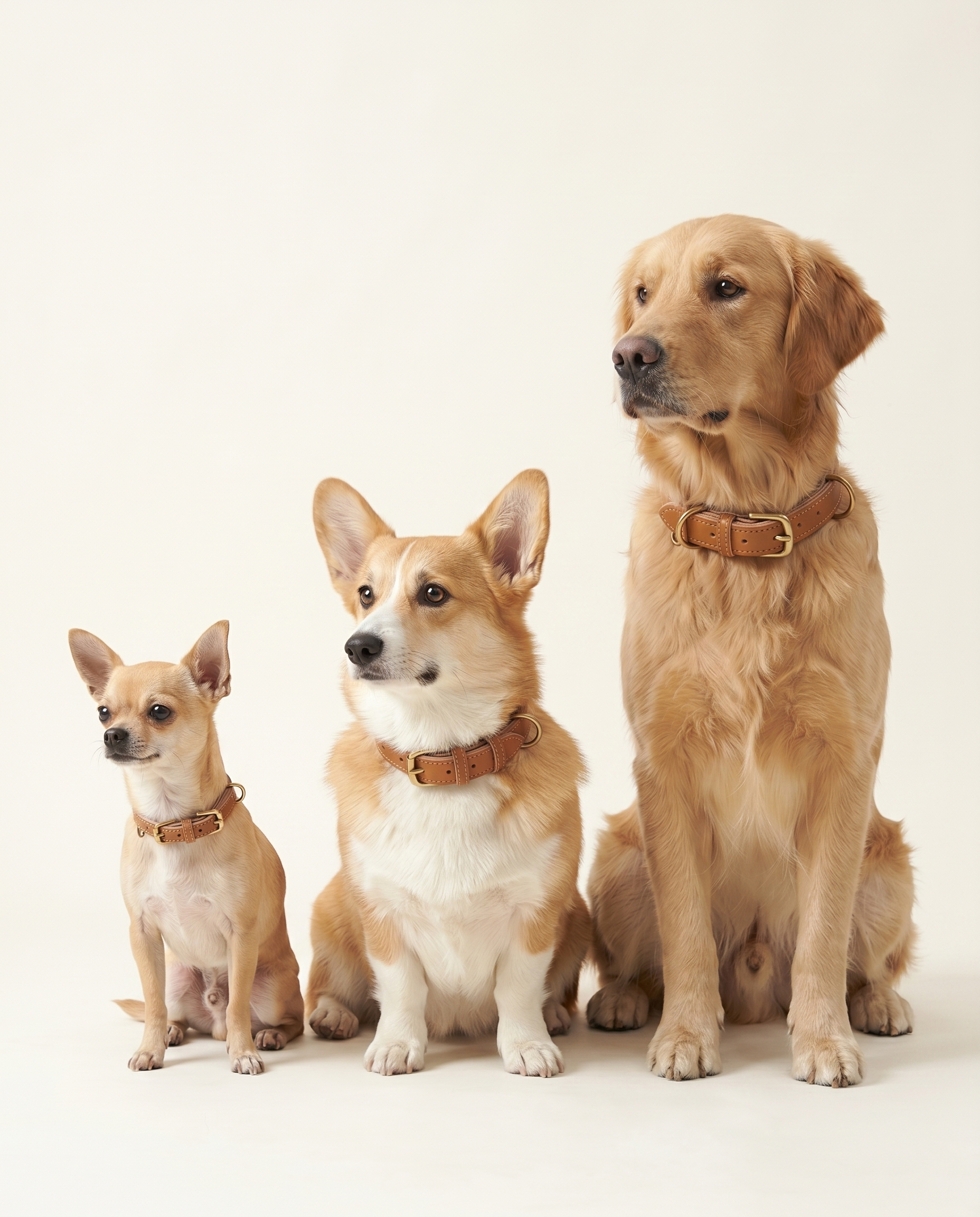 Retro Leather Dog Collar